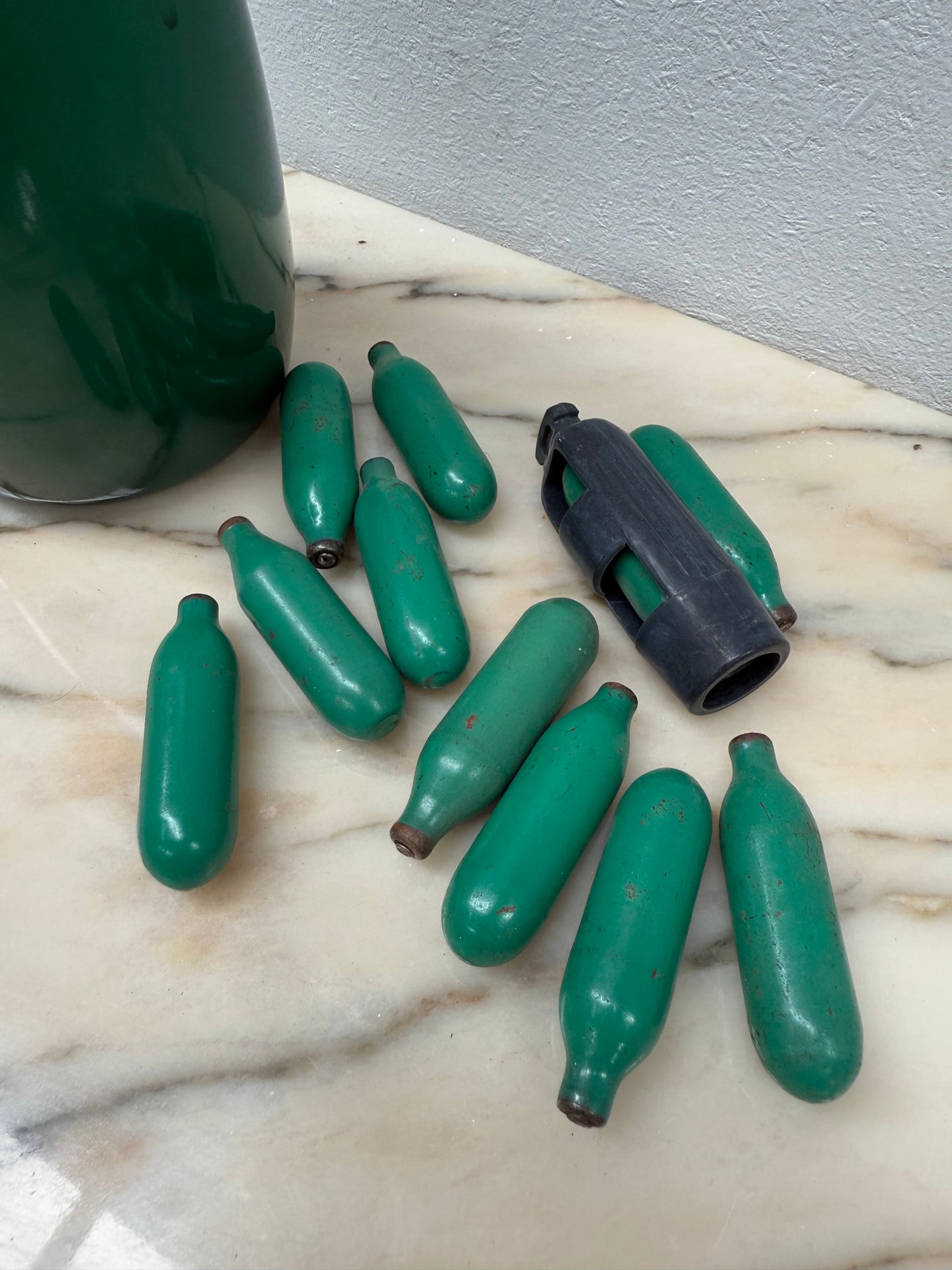 Vintage 1970's Retro Soda Syphon & Sparklers