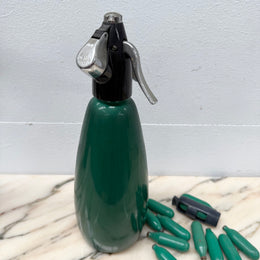 Vintage 1970's Retro Soda Syphon & Sparklers