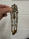Victorian Silver & Gilt Metal Chatelaine with Attachments | Antique & Vintage | Moonee Ponds Antiques | Australia Wide Delivery