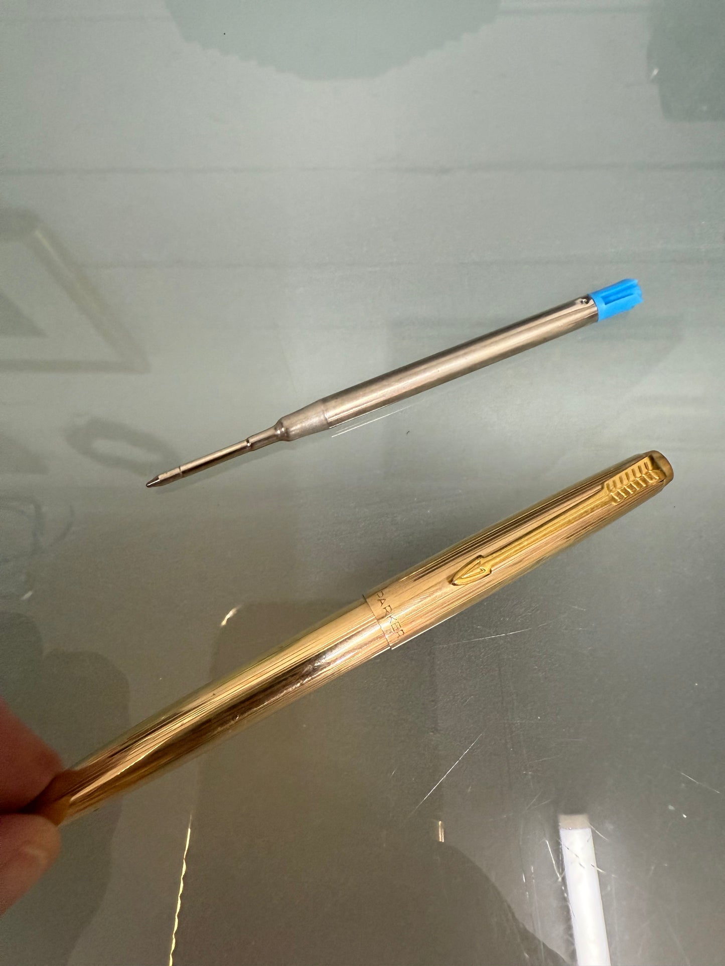 Vintage Parker 75 Classic Rolled Gold Pen/Pencil