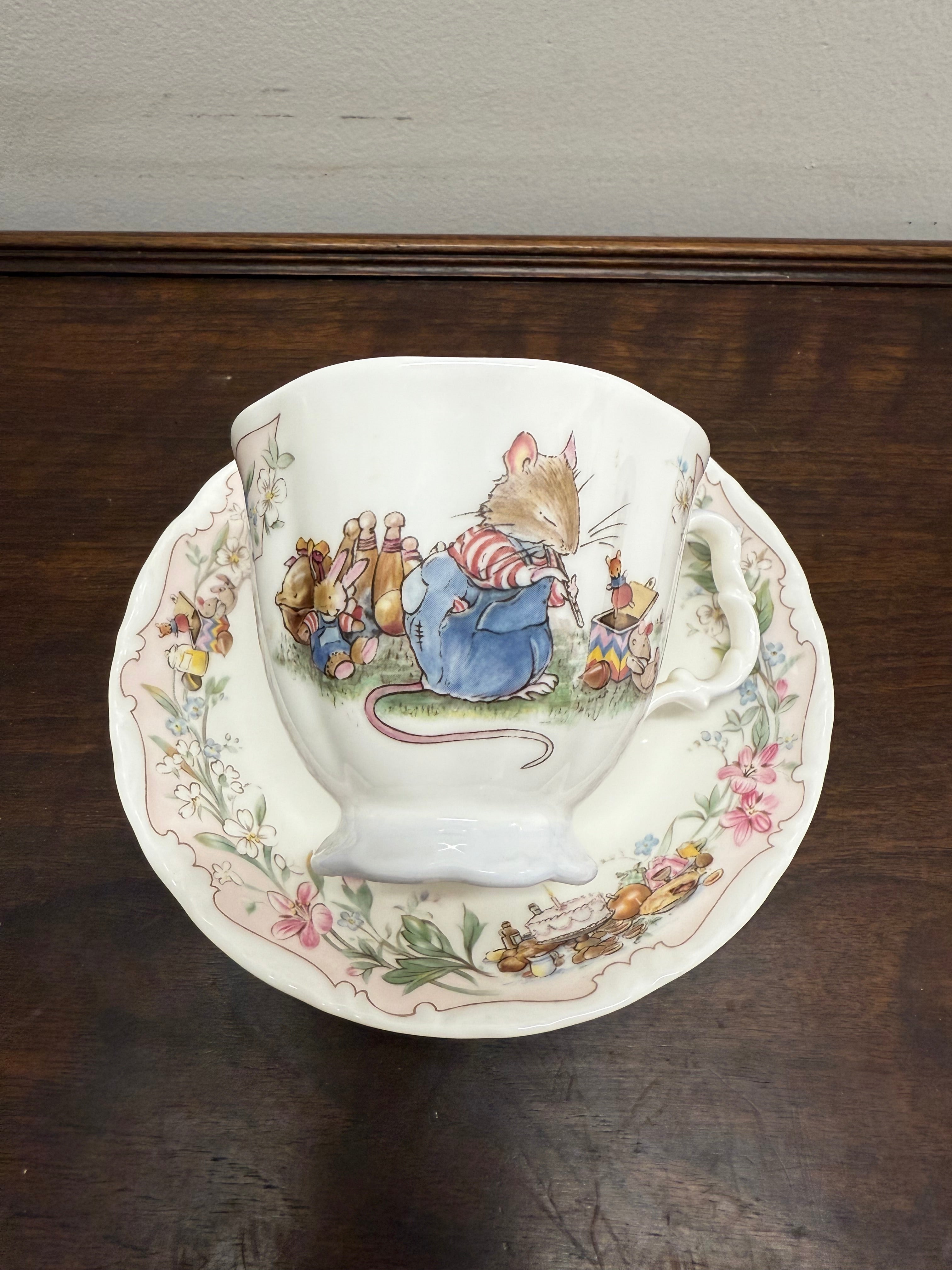 Brambly Hedge Tea Cup & Saucer 'The Birthday' | Antique & Vintage | Moonee Ponds Antiques | Australia Wide Delivery