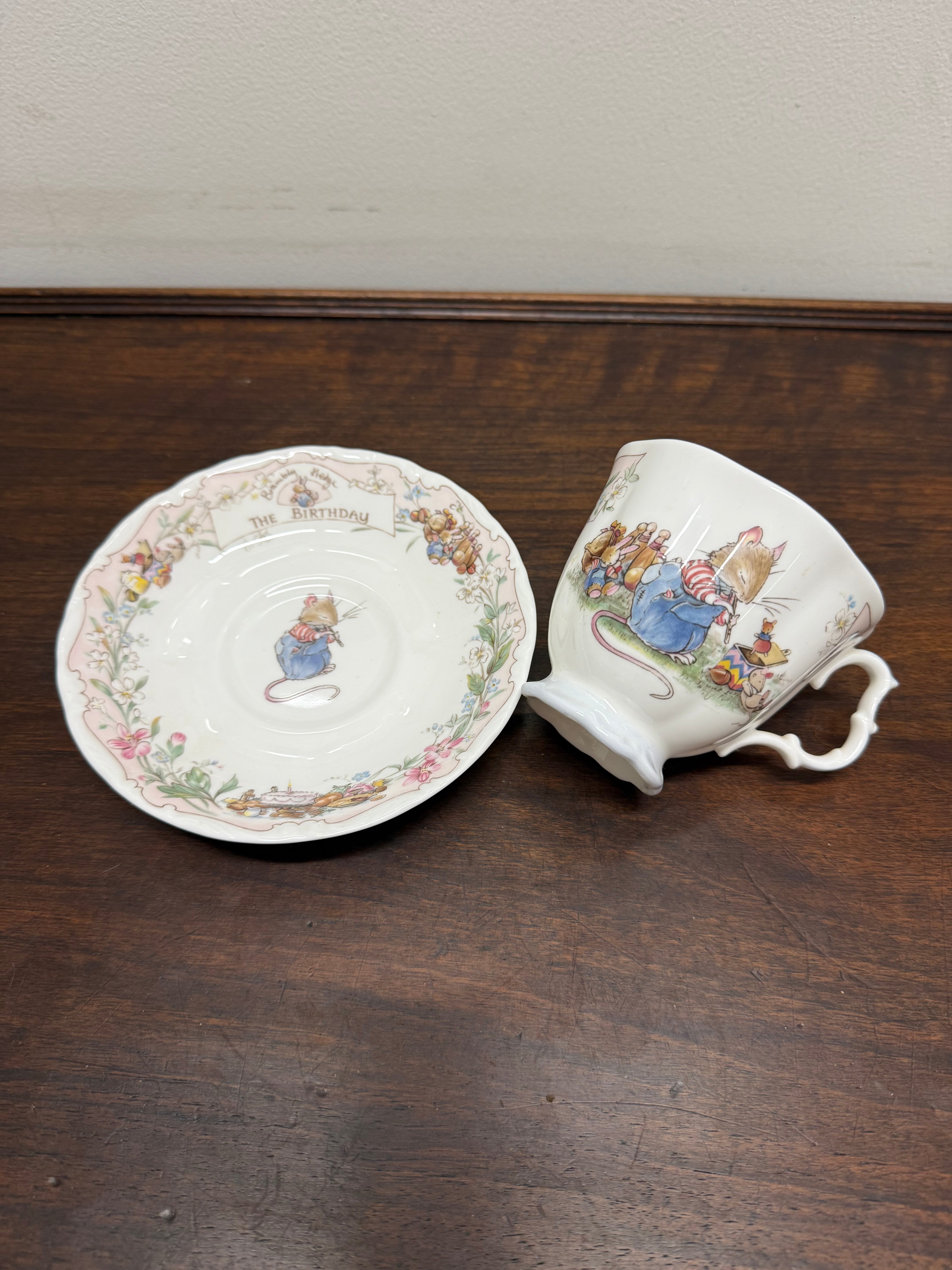 Brambly Hedge Tea Cup & Saucer 'The Birthday' | Antique & Vintage | Moonee Ponds Antiques | Australia Wide Delivery