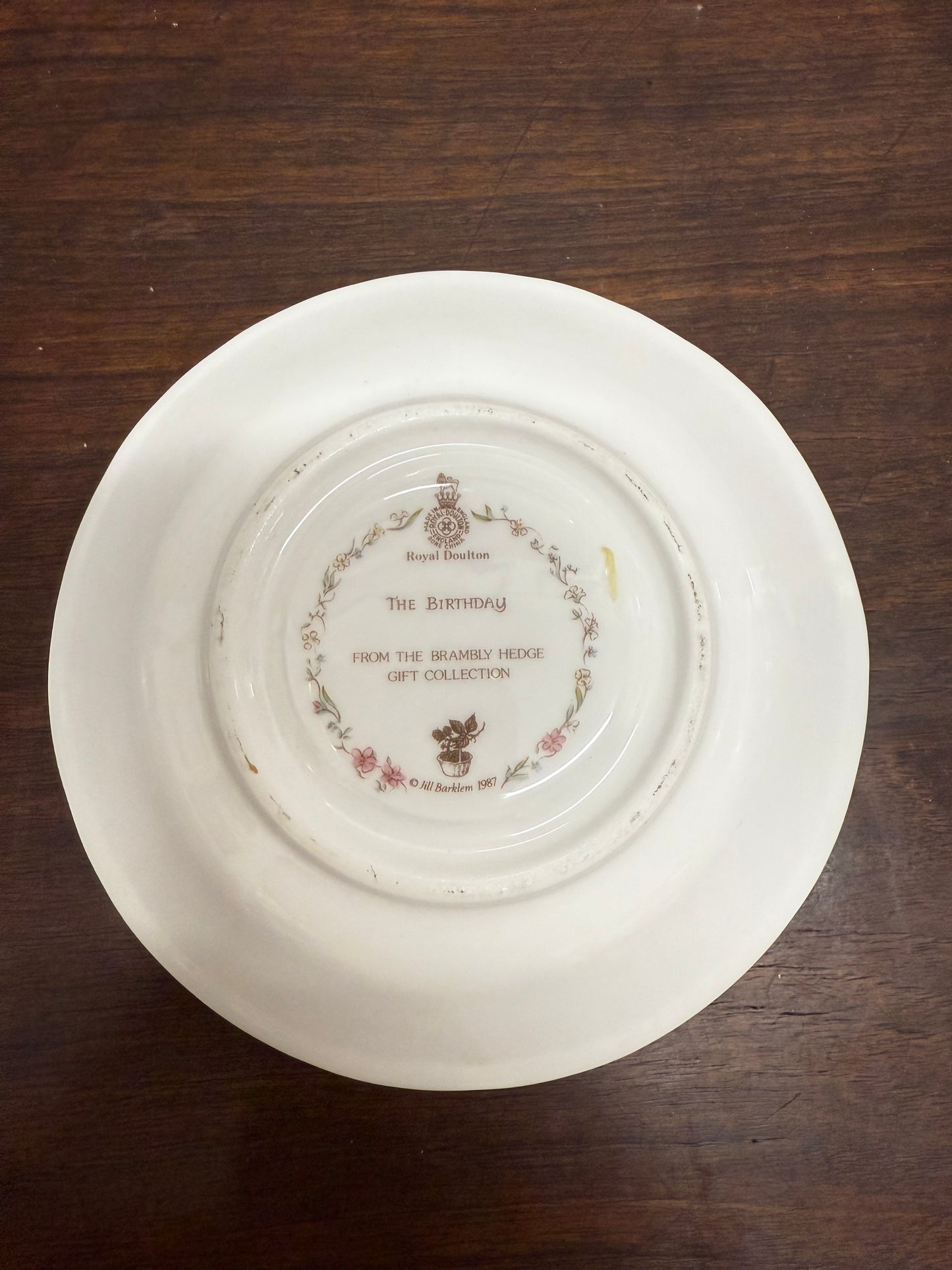 Brambly Hedge Tea Cup & Saucer 'The Birthday'