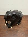 Vintage Hand Carved Ebony & Bone Elephant | Antique & Vintage | Moonee Ponds Antiques | Australia Wide Delivery