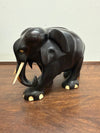 Vintage Hand Carved Ebony & Bone Elephant | Antique & Vintage | Moonee Ponds Antiques | Australia Wide Delivery