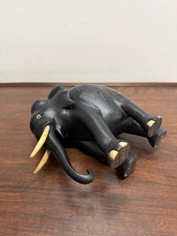 Vintage Hand Carved Ebony & Bone Elephant | Antique & Vintage | Moonee Ponds Antiques | Australia Wide Delivery