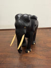 Vintage Hand Carved Ebony & Bone Elephant | Antique & Vintage | Moonee Ponds Antiques | Australia Wide Delivery
