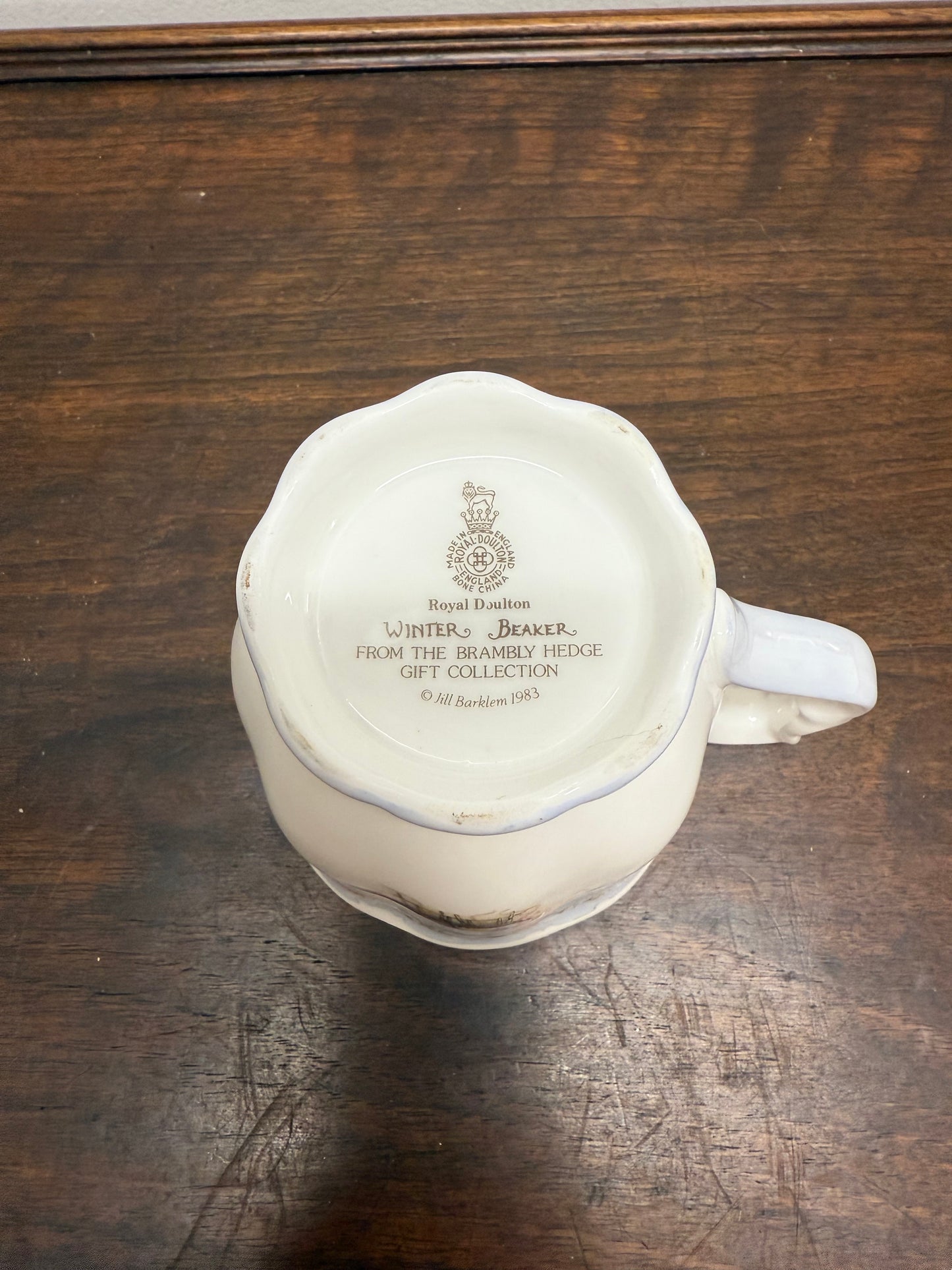 Royal Doulton Brambly Hedge Winter Beaker