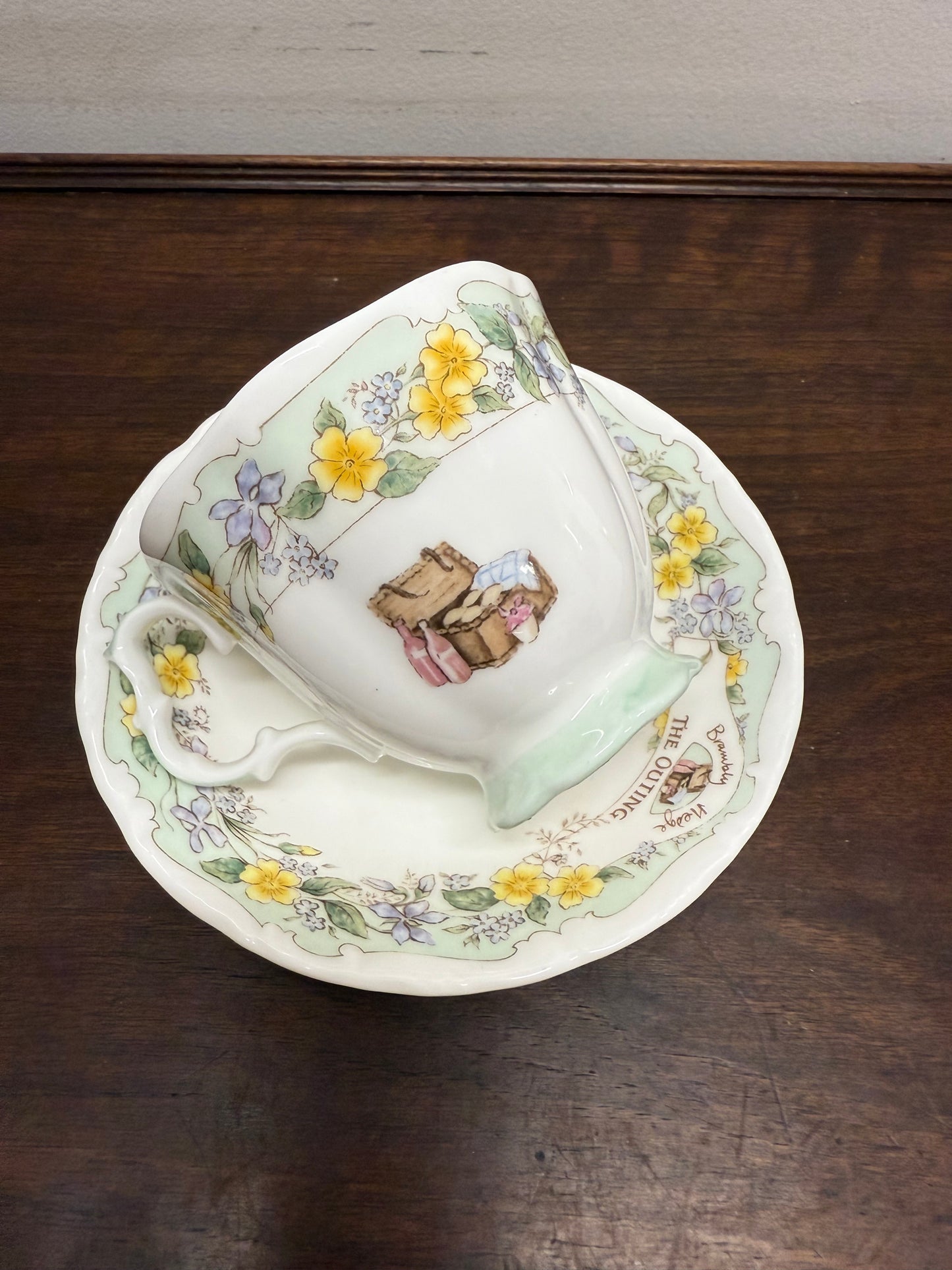 Brambly Hedge Tea Cup & Saucer 'The Outing'
