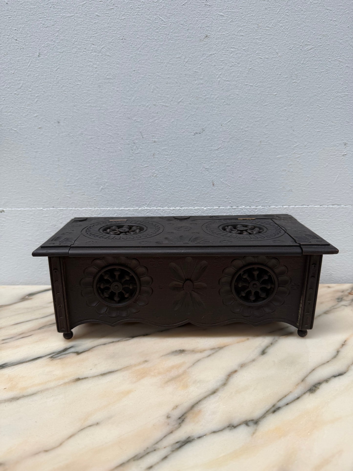 Antique French Brittany Storage Box