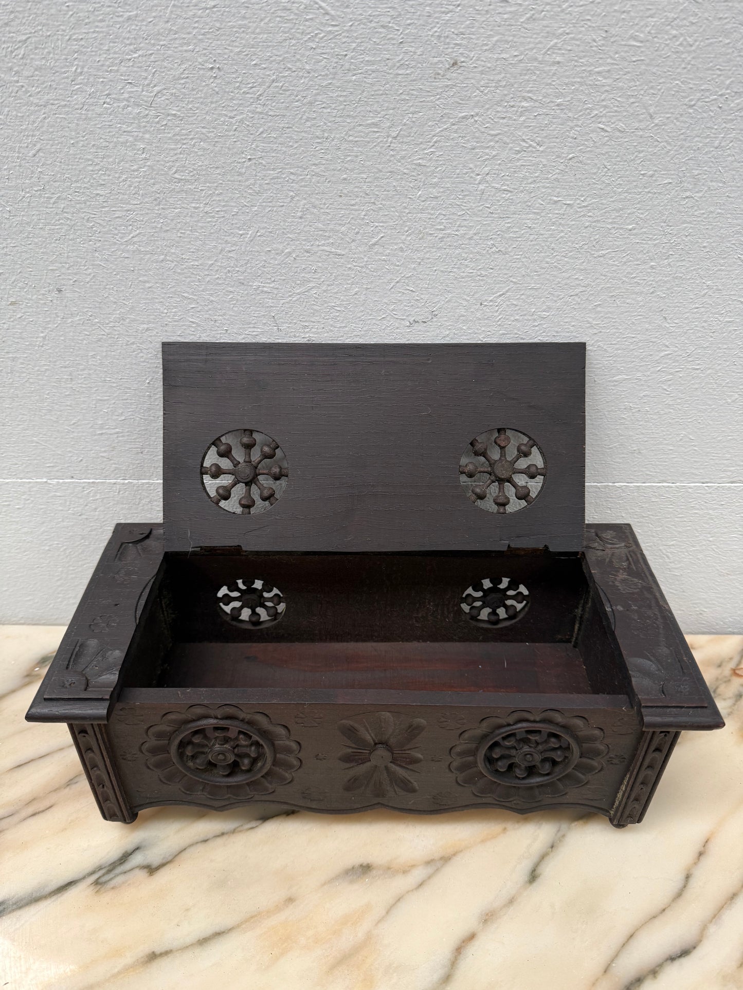 Antique French Brittany Storage Box