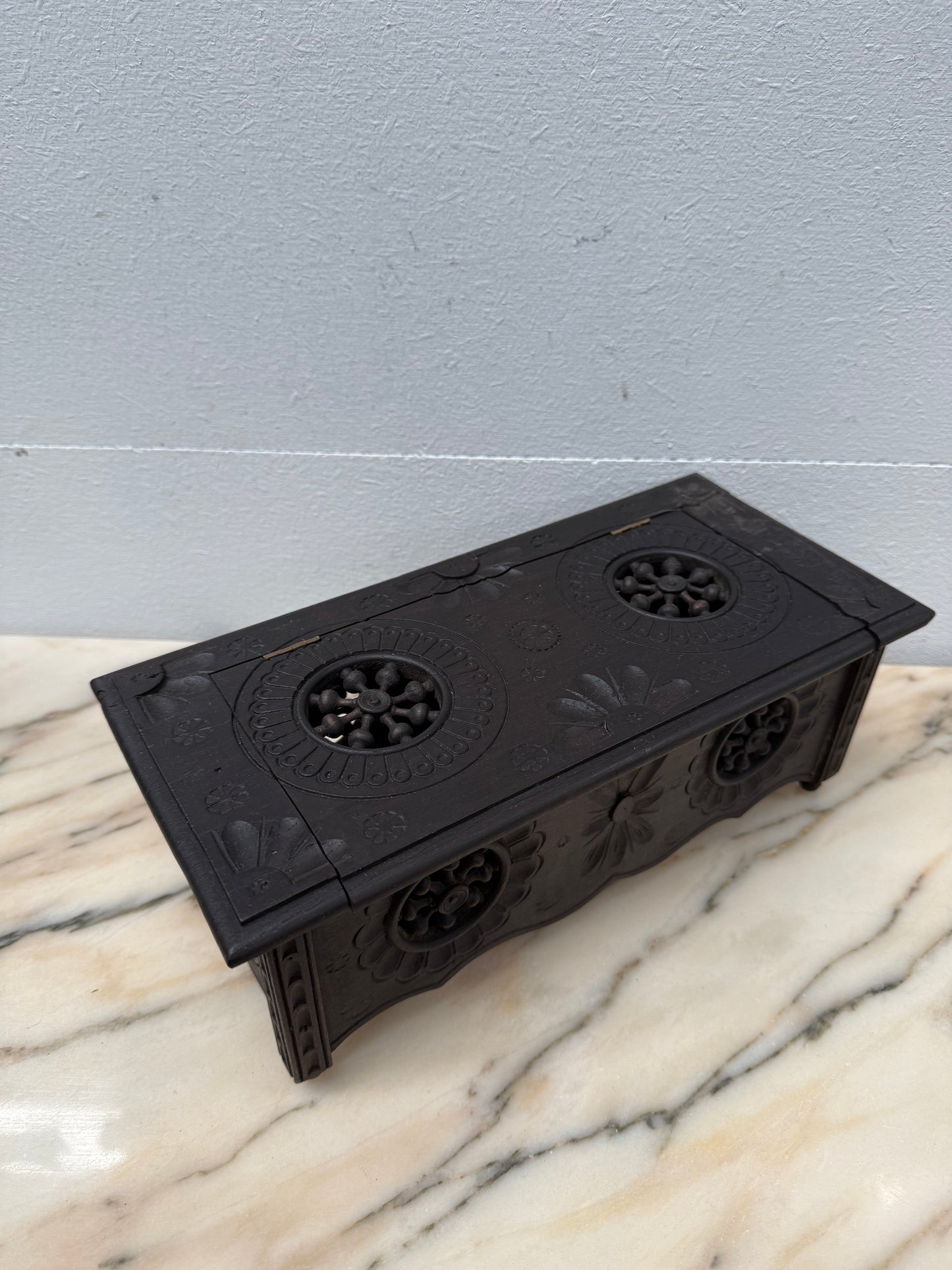 Antique French Brittany Storage Box