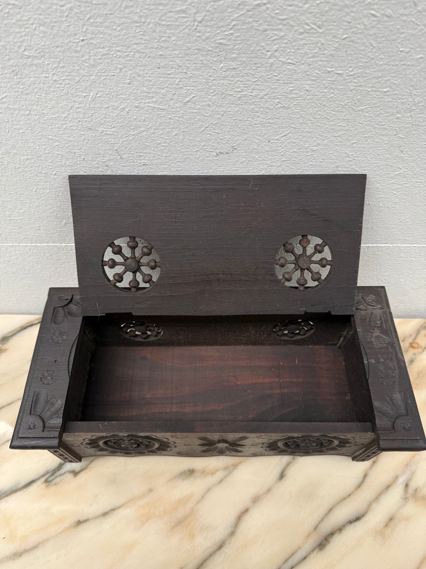 Antique French Brittany Storage Box