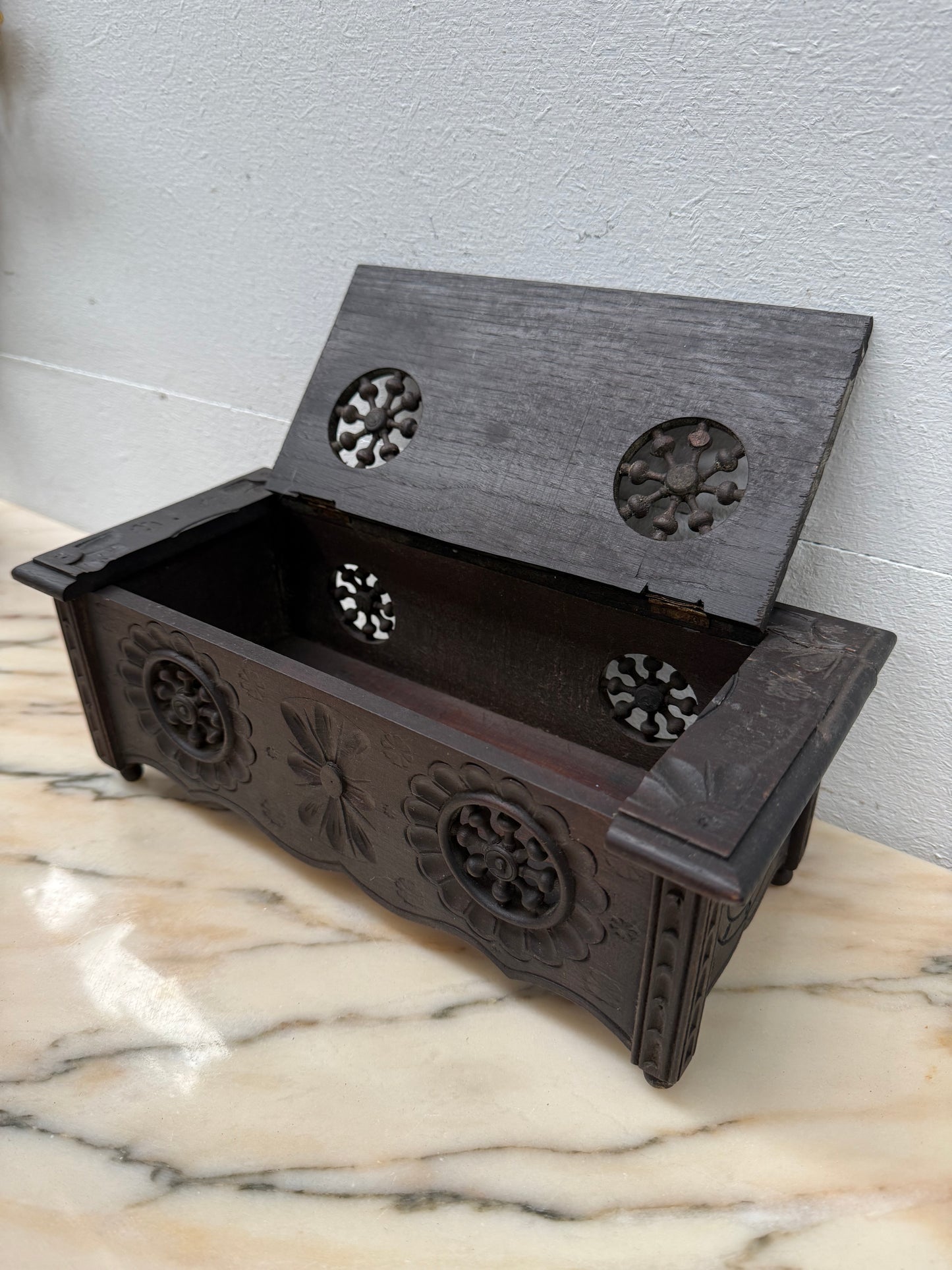 Antique French Brittany Storage Box