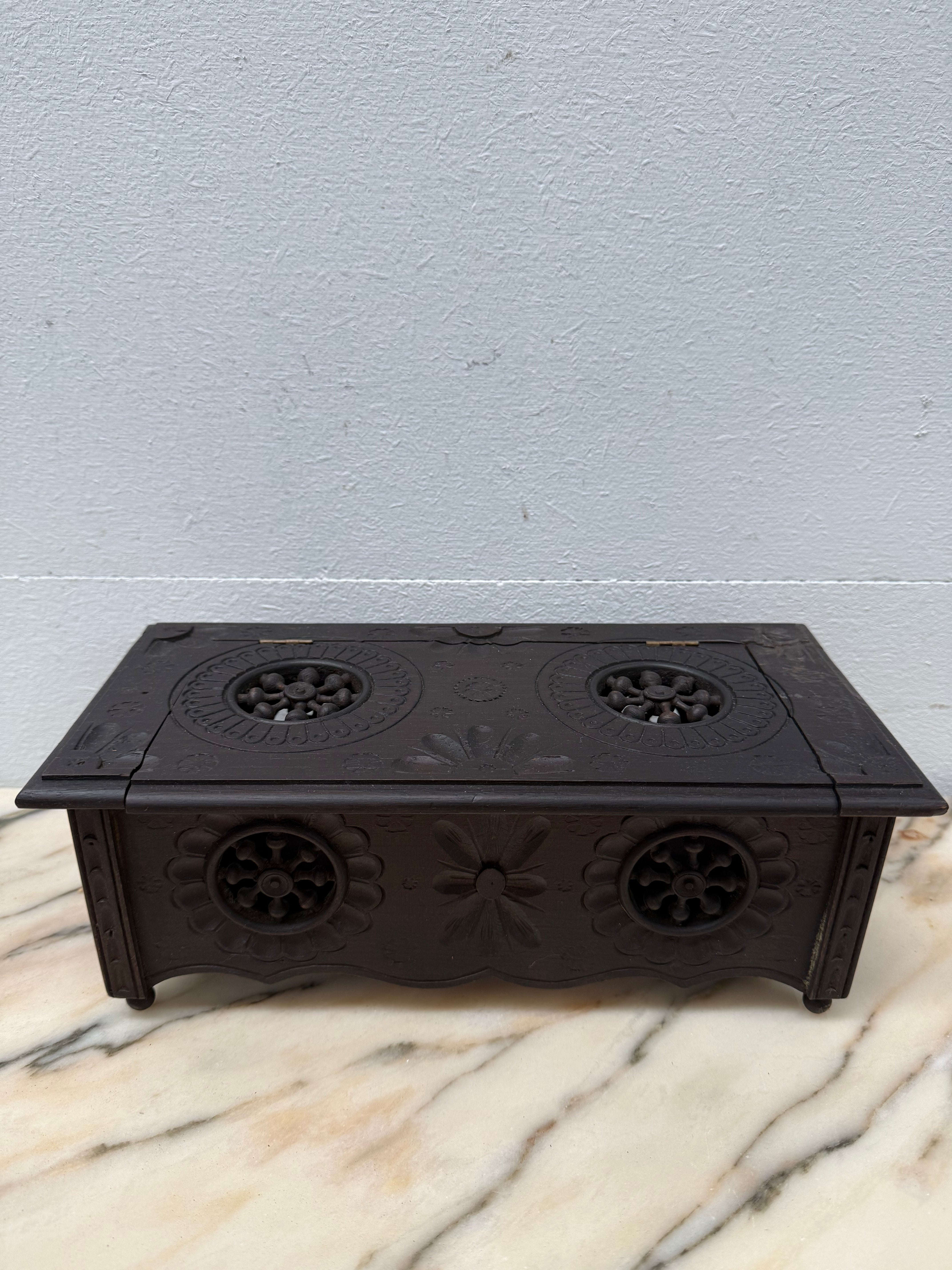 Antique French Brittany Storage Box