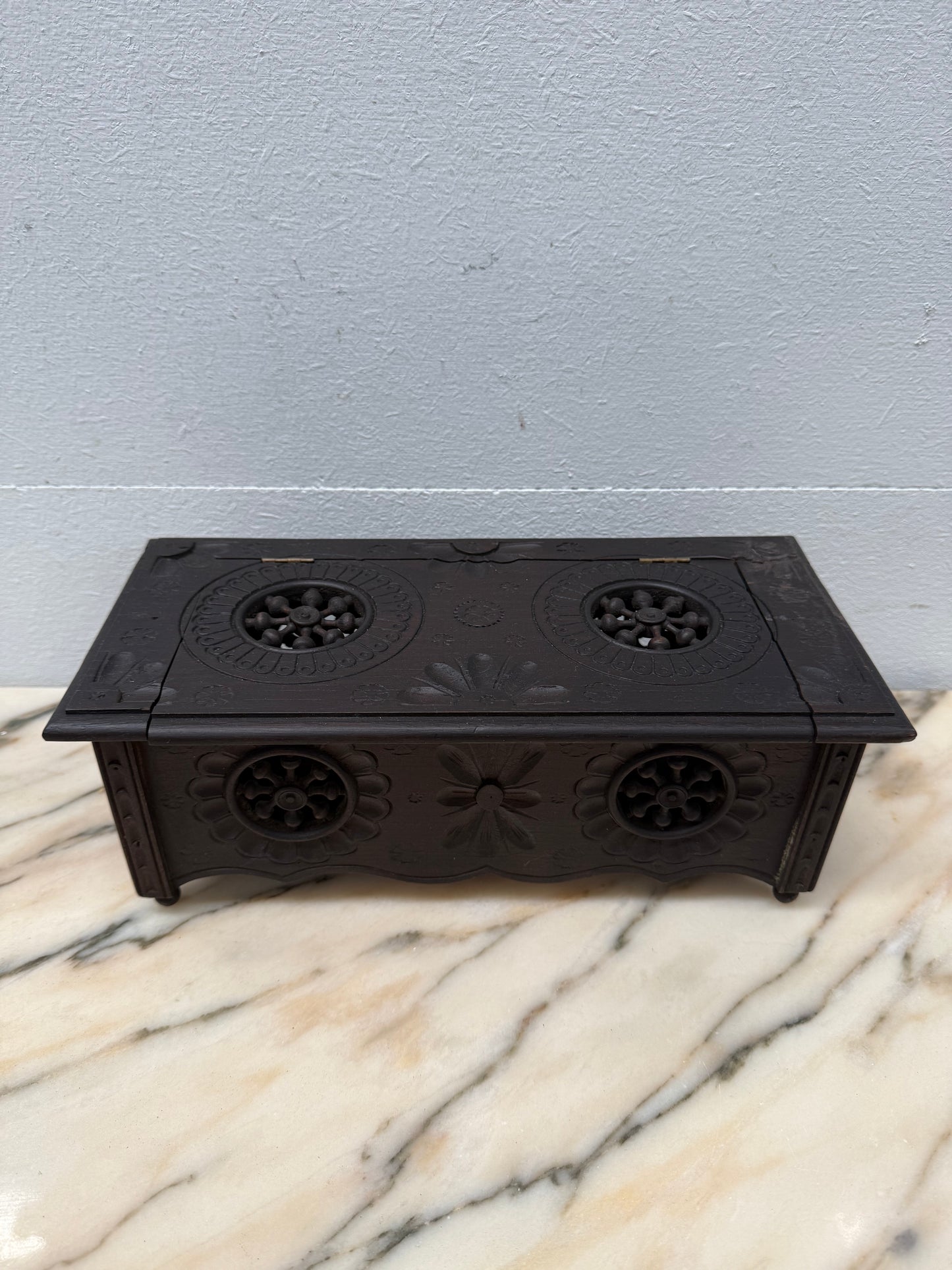 Antique French Brittany Storage Box