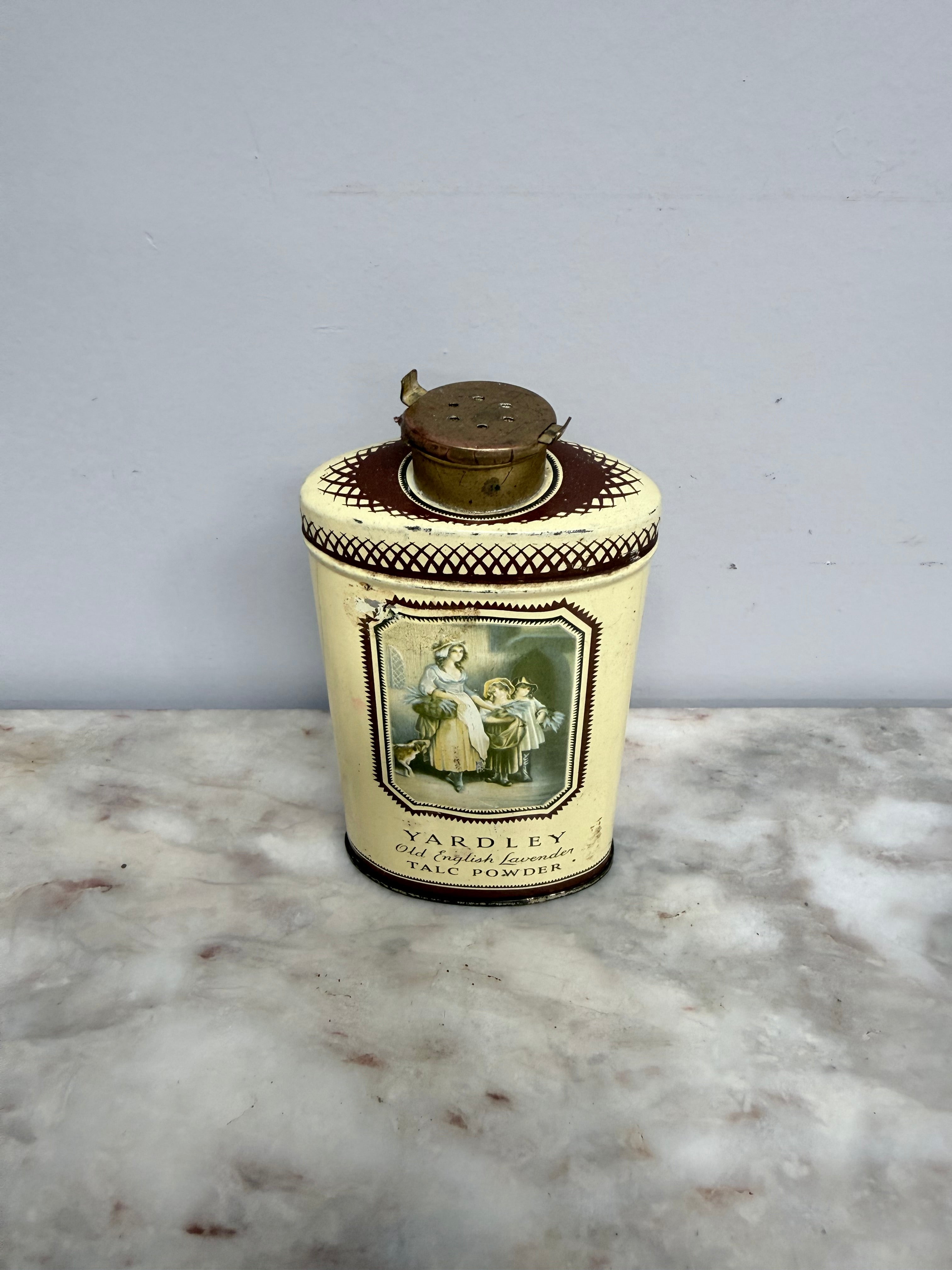 Vintage Yardley Talc Powder Tin | Antique & Vintage | Moonee Ponds Antiques | Australia Wide Delivery