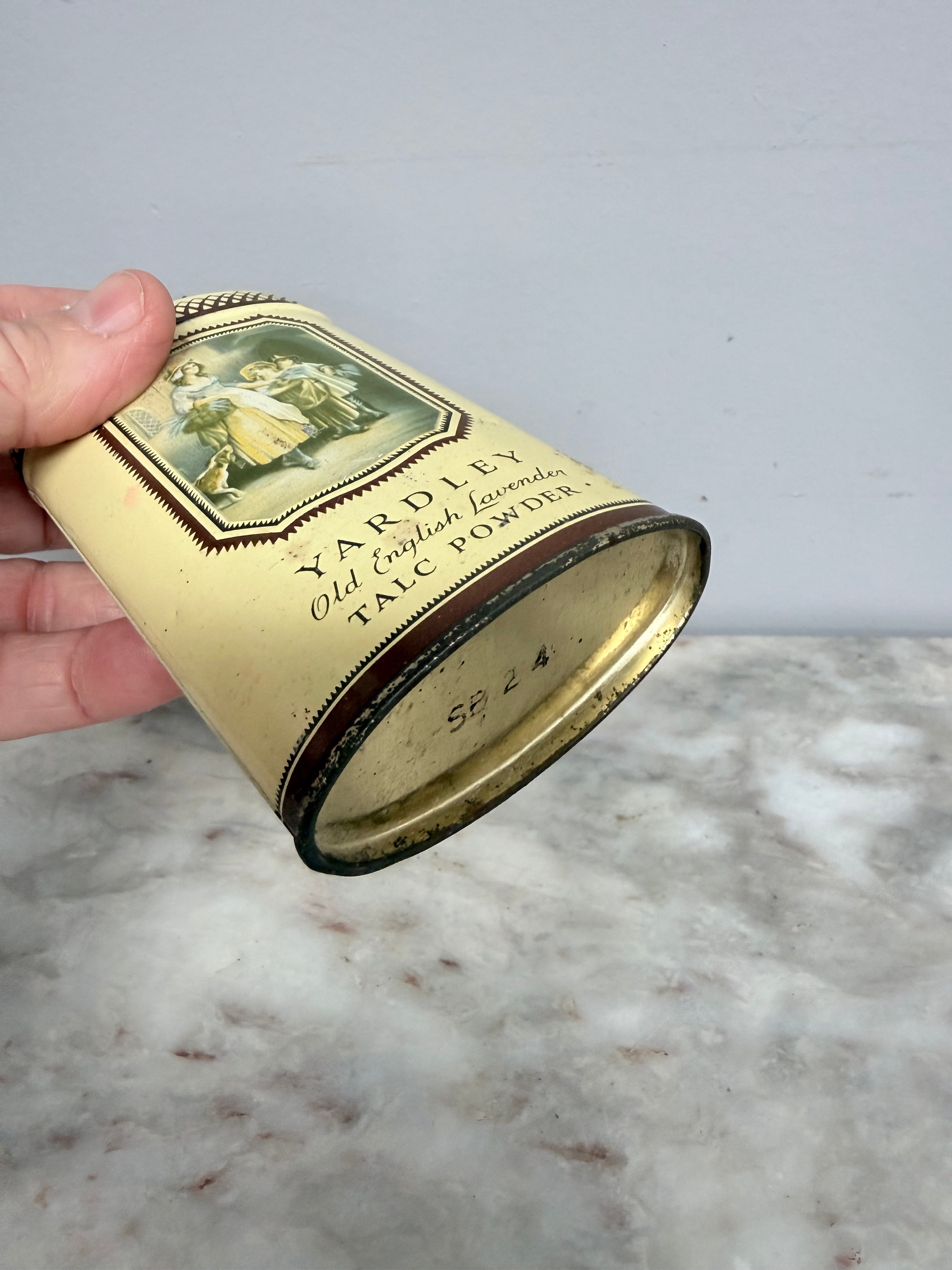 Vintage Yardley Talc Powder Tin | Antique & Vintage | Moonee Ponds Antiques | Australia Wide Delivery