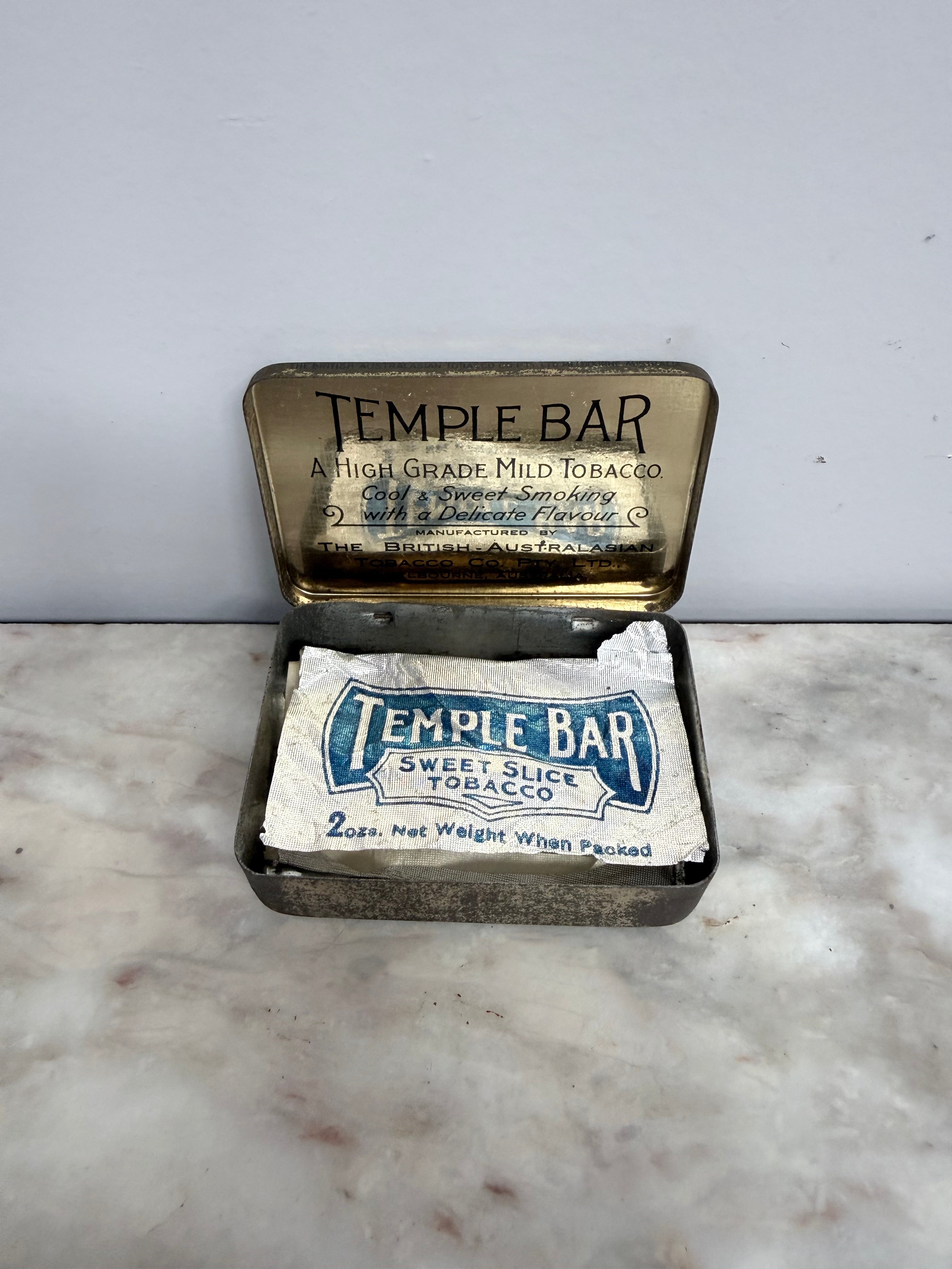 Vintage Temple Bar Tobacco Tin | Antique & Vintage | Moonee Ponds Antiques | Australia Wide Delivery