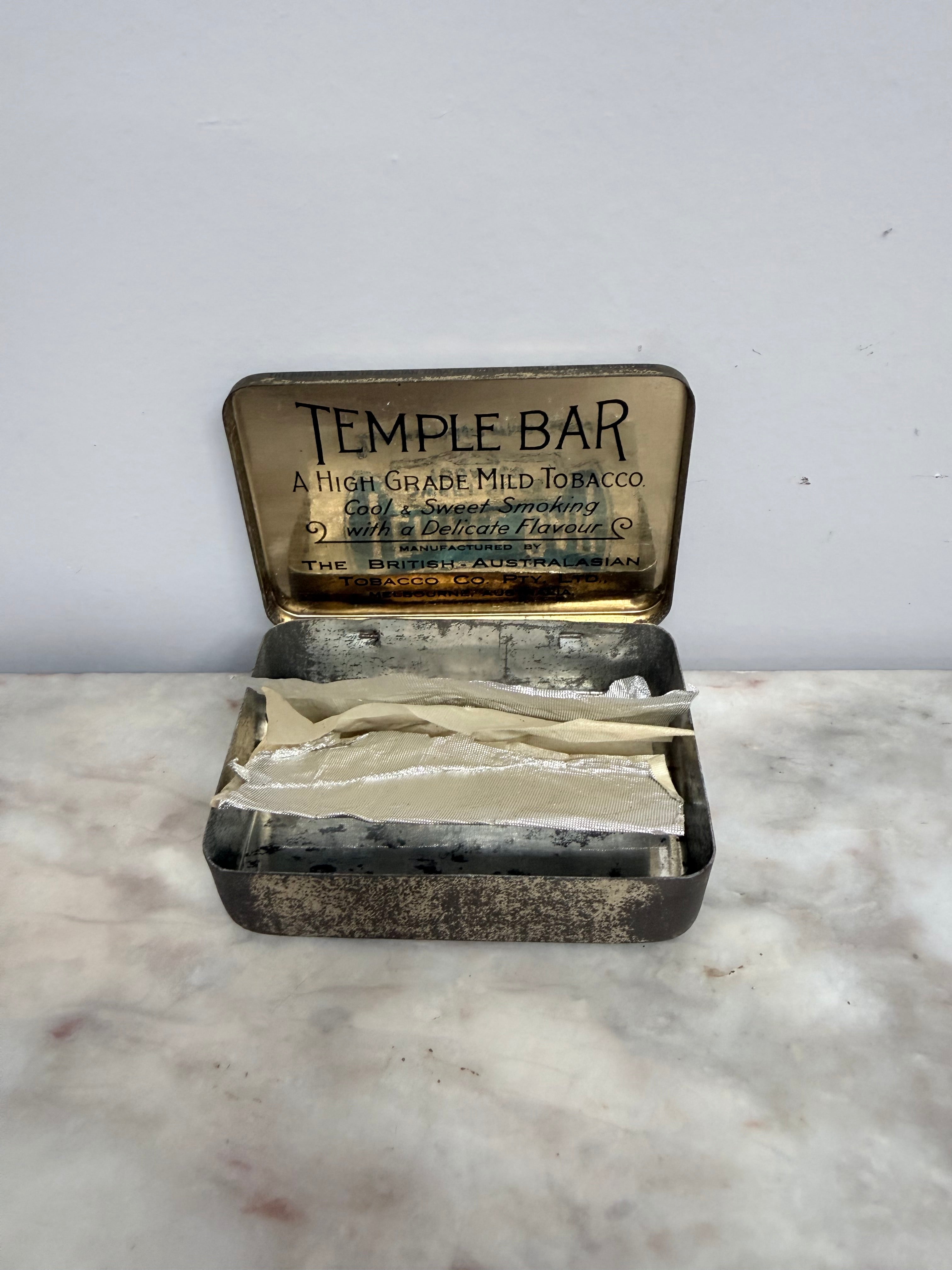 Vintage Temple Bar Tobacco Tin | Antique & Vintage | Moonee Ponds Antiques | Australia Wide Delivery
