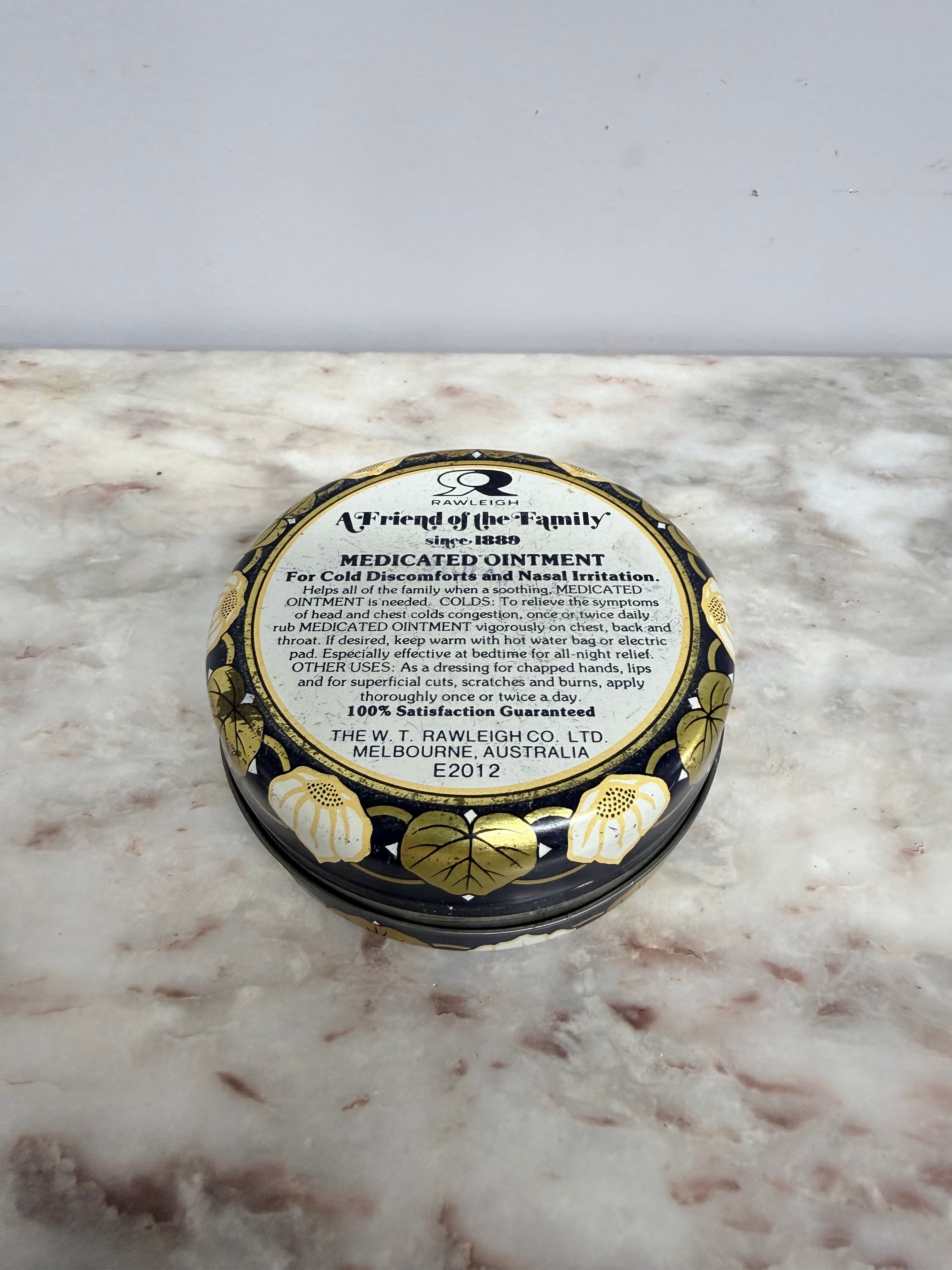 Vintage Rawleigh's Ointment Tin | Antique & Vintage | Moonee Ponds Antiques | Australia Wide Delivery