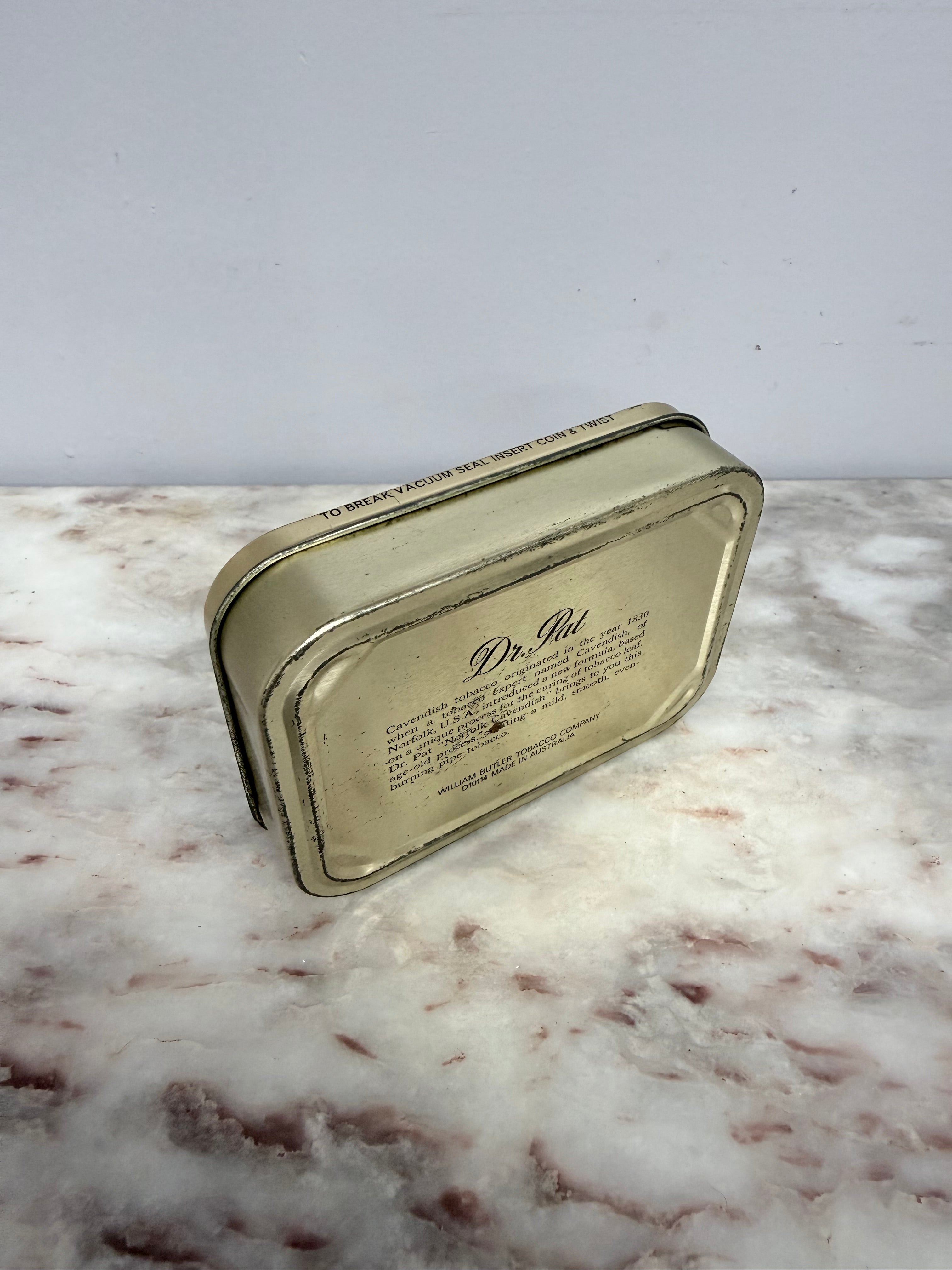 Vintage 'Dr. Pat' Australian Tin | Antique & Vintage | Moonee Ponds Antiques | Australia Wide Delivery