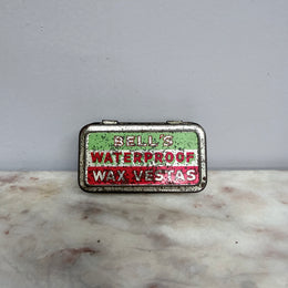 Vintage "Bell's" Wax Vesta Tin Containing Vesta's