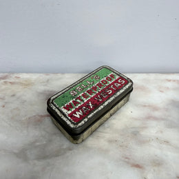 Vintage "Bell's" Wax Vesta Tin Containing Vesta's