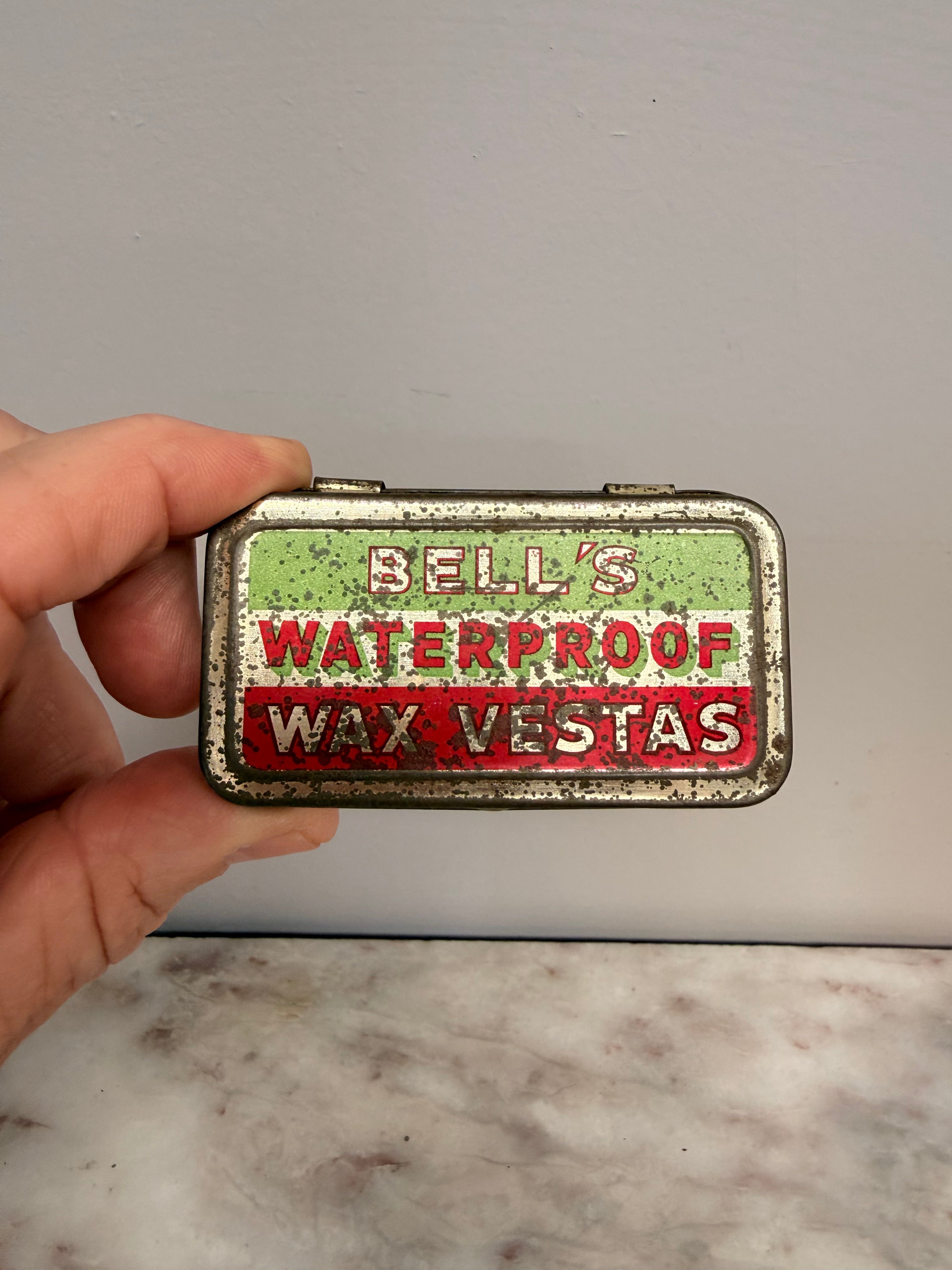 Vintage "Bell's" Wax Vesta Tin Containing Vesta's | Antique & Vintage | Moonee Ponds Antiques | Australia Wide Delivery