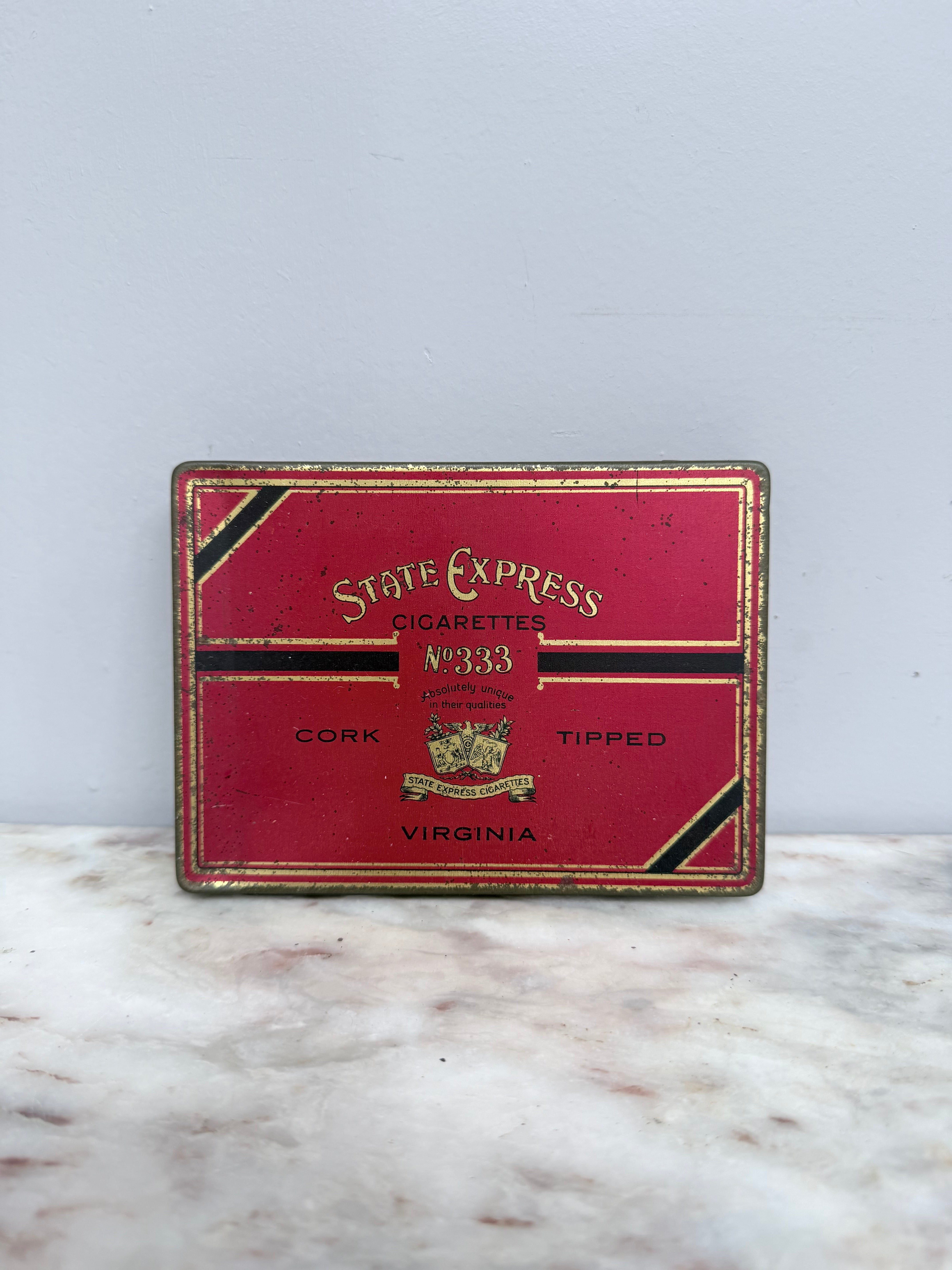 Vintage State Express Cigarette Tin No 333 | Antique & Vintage | Moonee Ponds Antiques | Australia Wide Delivery