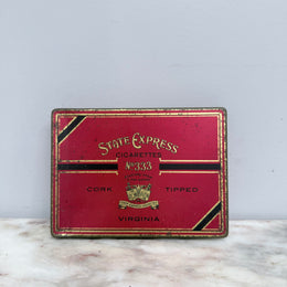 Vintage State Express Cigarette Tin No 333