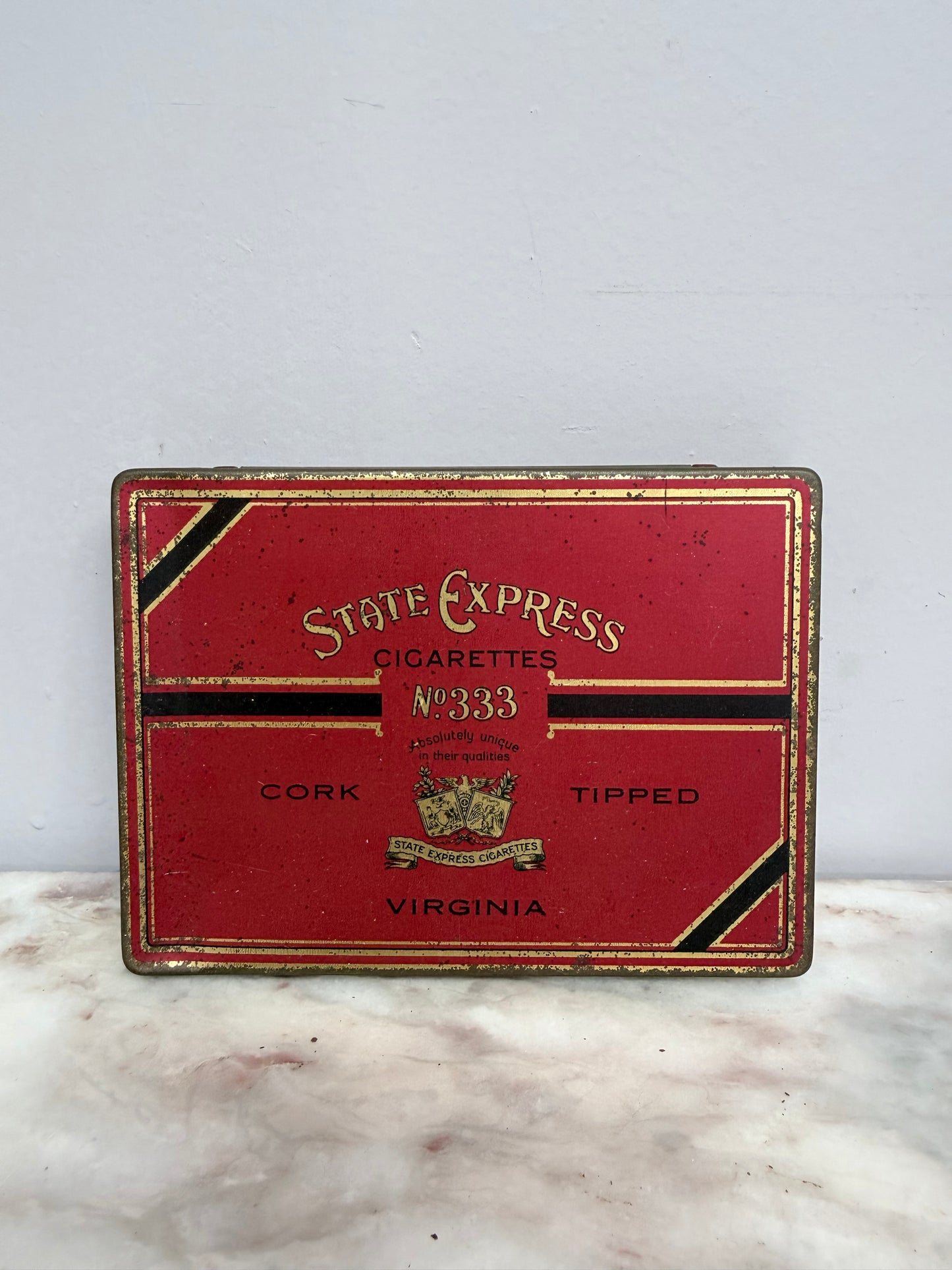 Vintage State Express Cigarette Tin No 333