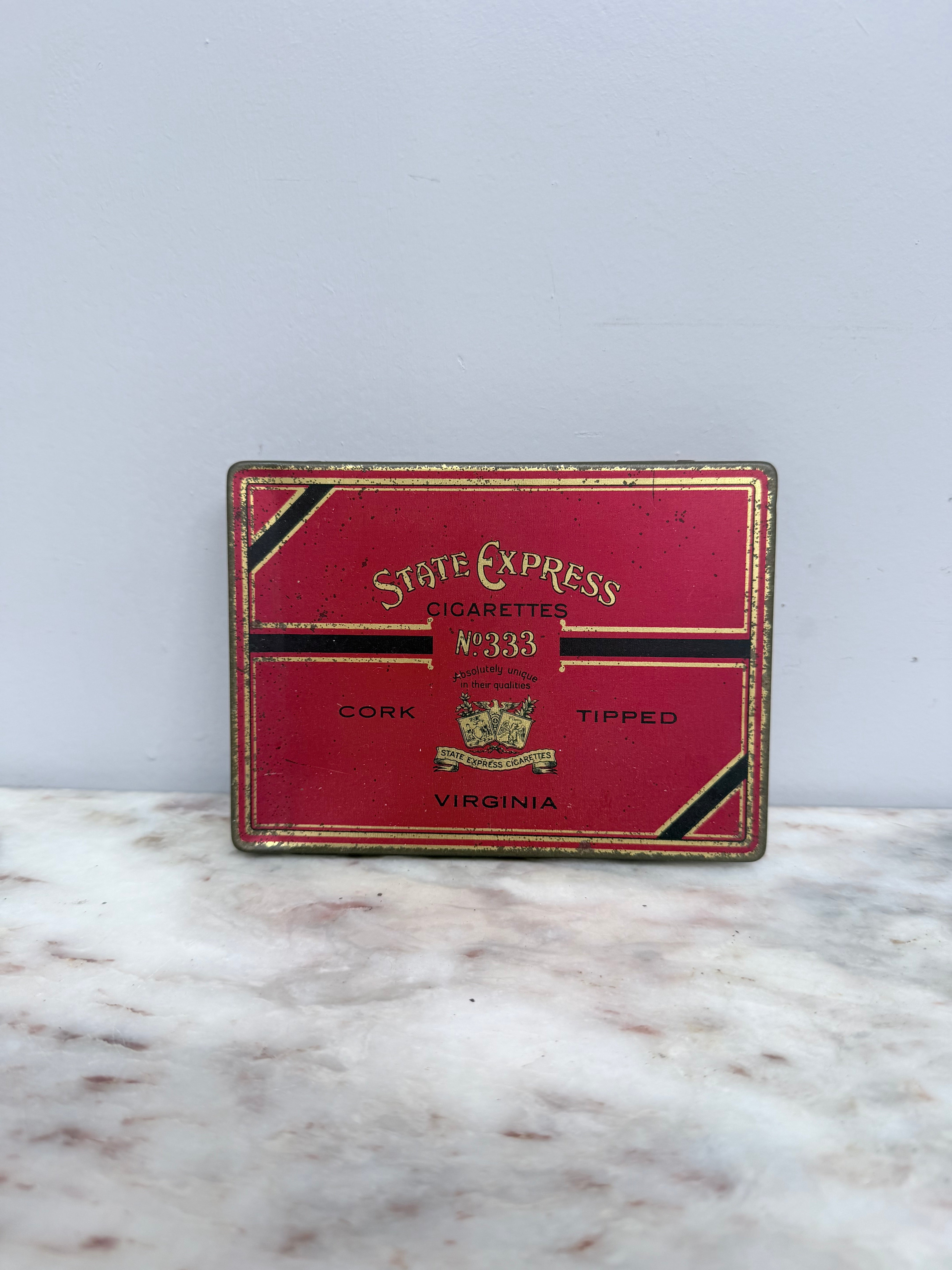 Vintage State Express Cigarette Tin No 333 | Antique & Vintage | Moonee Ponds Antiques | Australia Wide Delivery