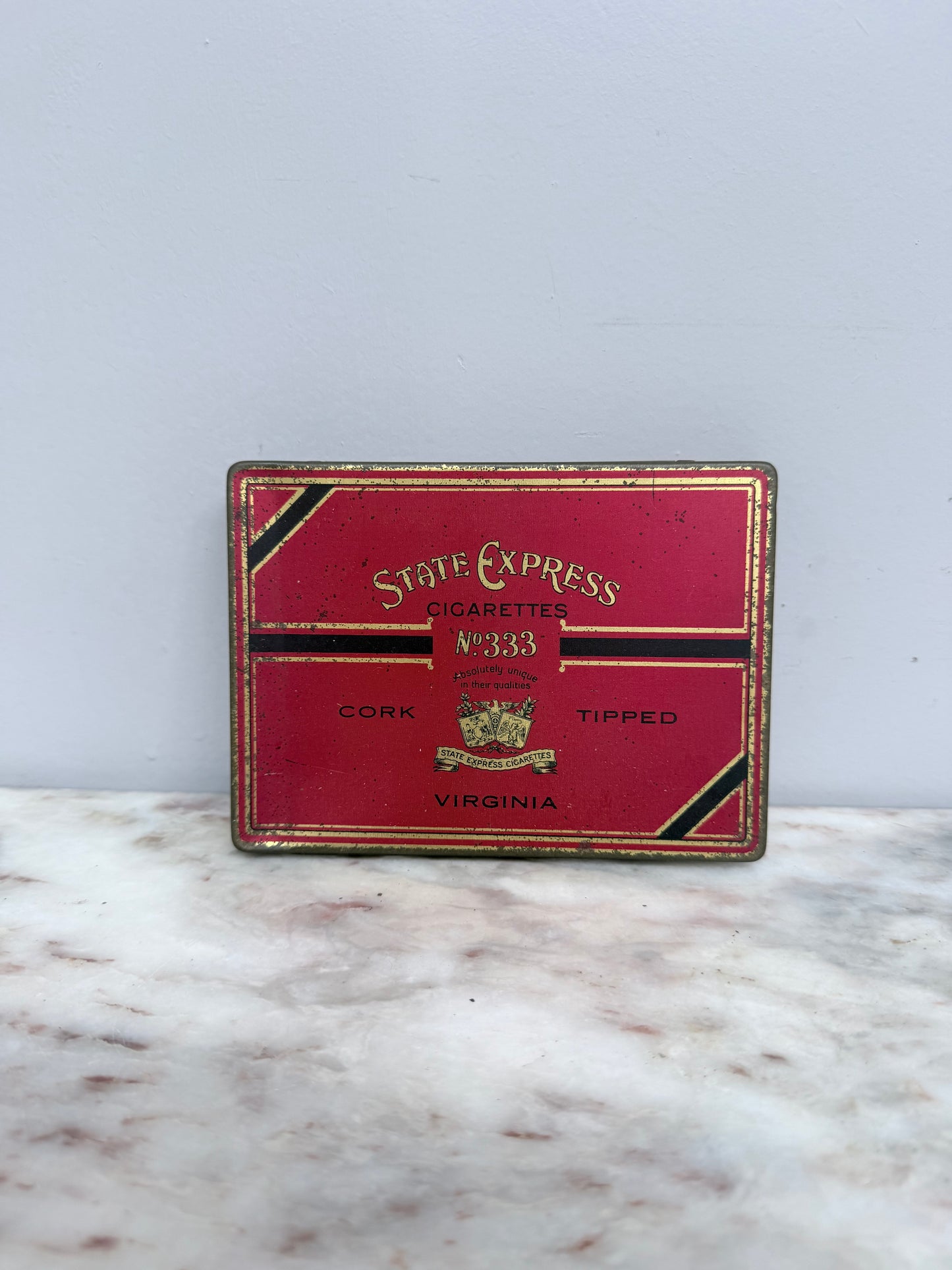 Vintage State Express Cigarette Tin No 333