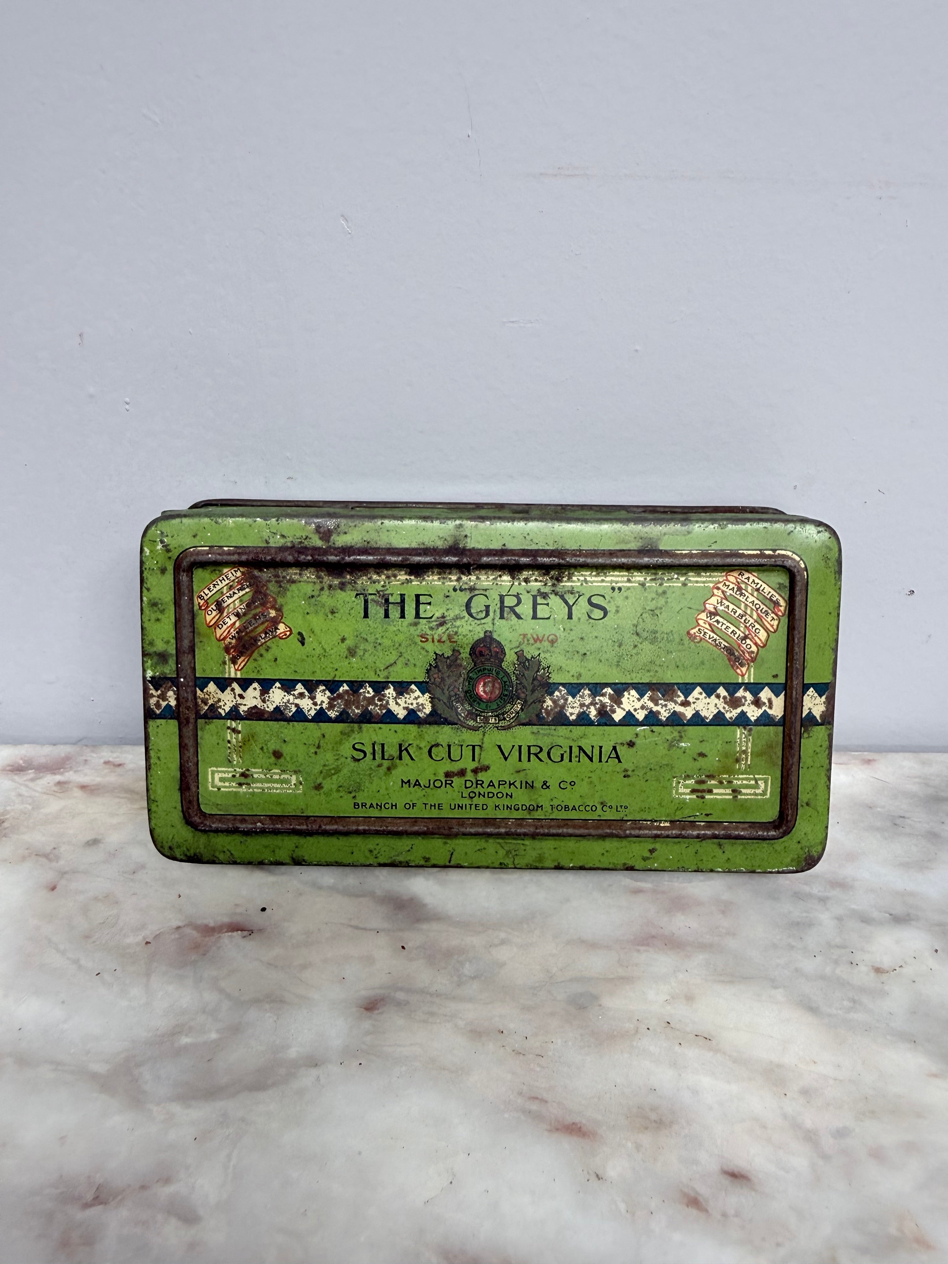 Vintage "The Greys" Tobacco Tin