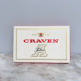 Rare Craven A King Size Cigarettes In Original Box