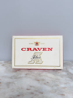 Rare Craven A King Size Cigarettes In Original Box | Antique & Vintage | Moonee Ponds Antiques | Australia Wide Delivery