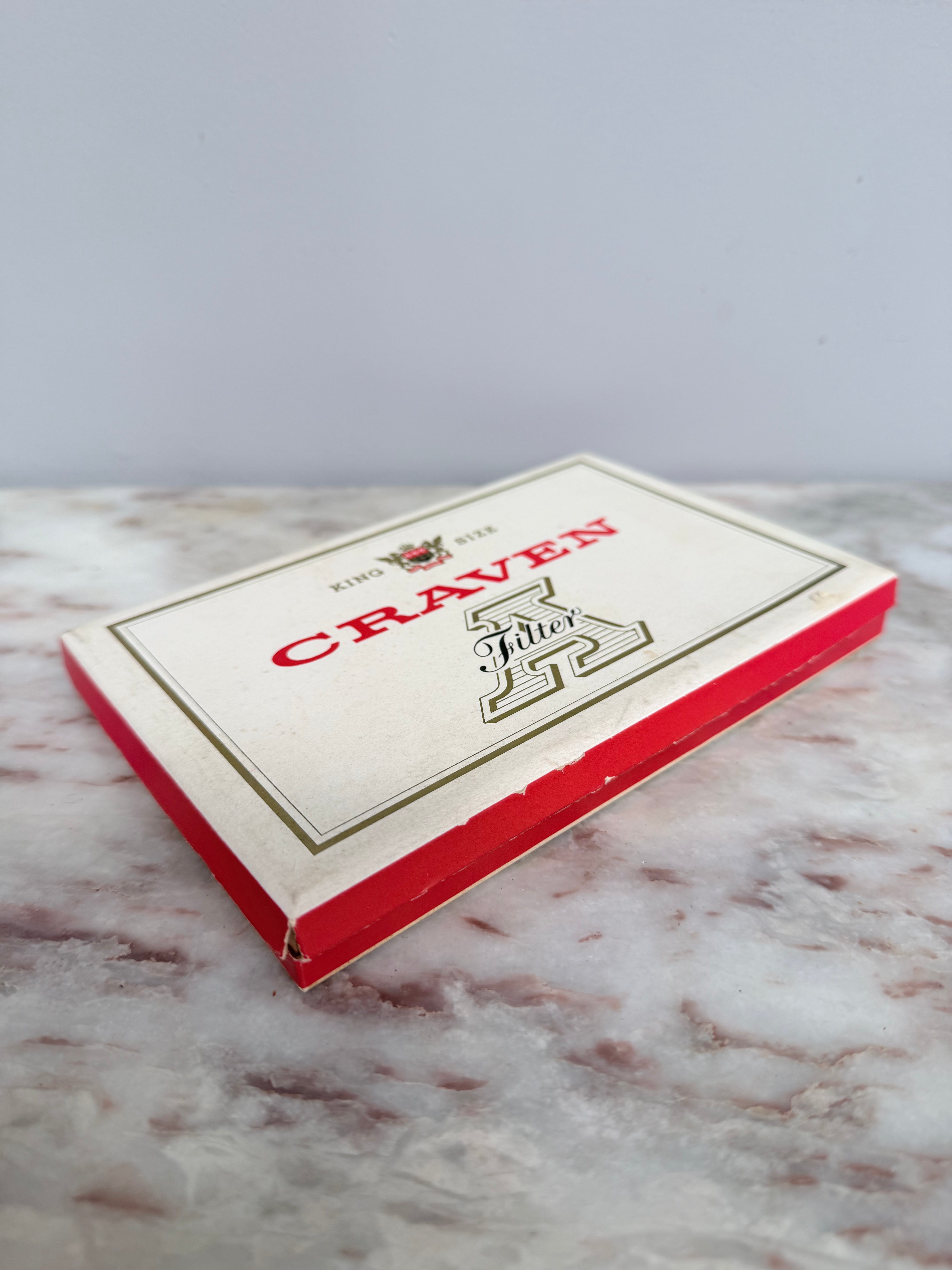 Rare Craven A King Size Cigarettes In Original Box | Antique & Vintage | Moonee Ponds Antiques | Australia Wide Delivery
