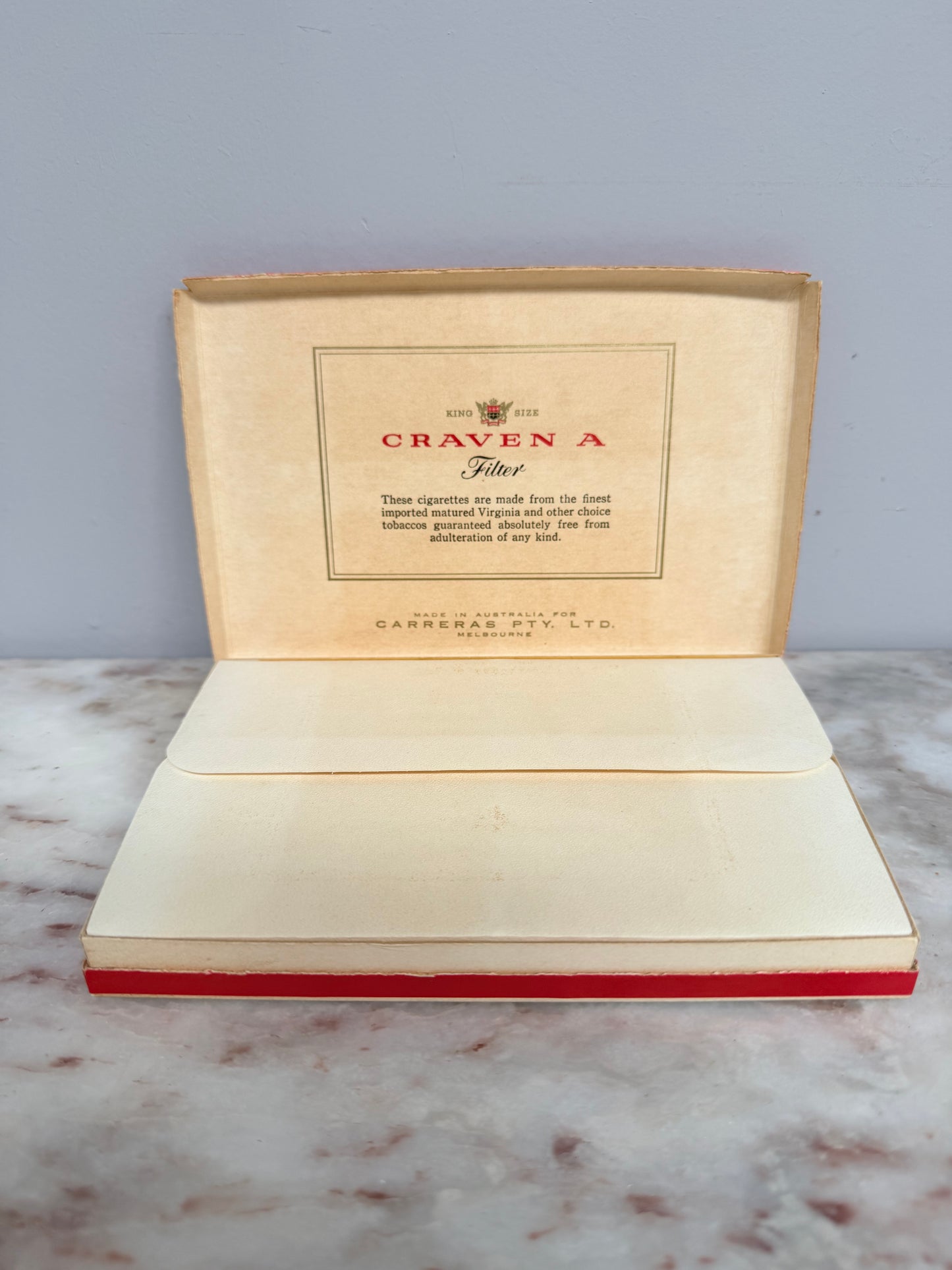 Rare Craven A King Size Cigarettes In Original Box