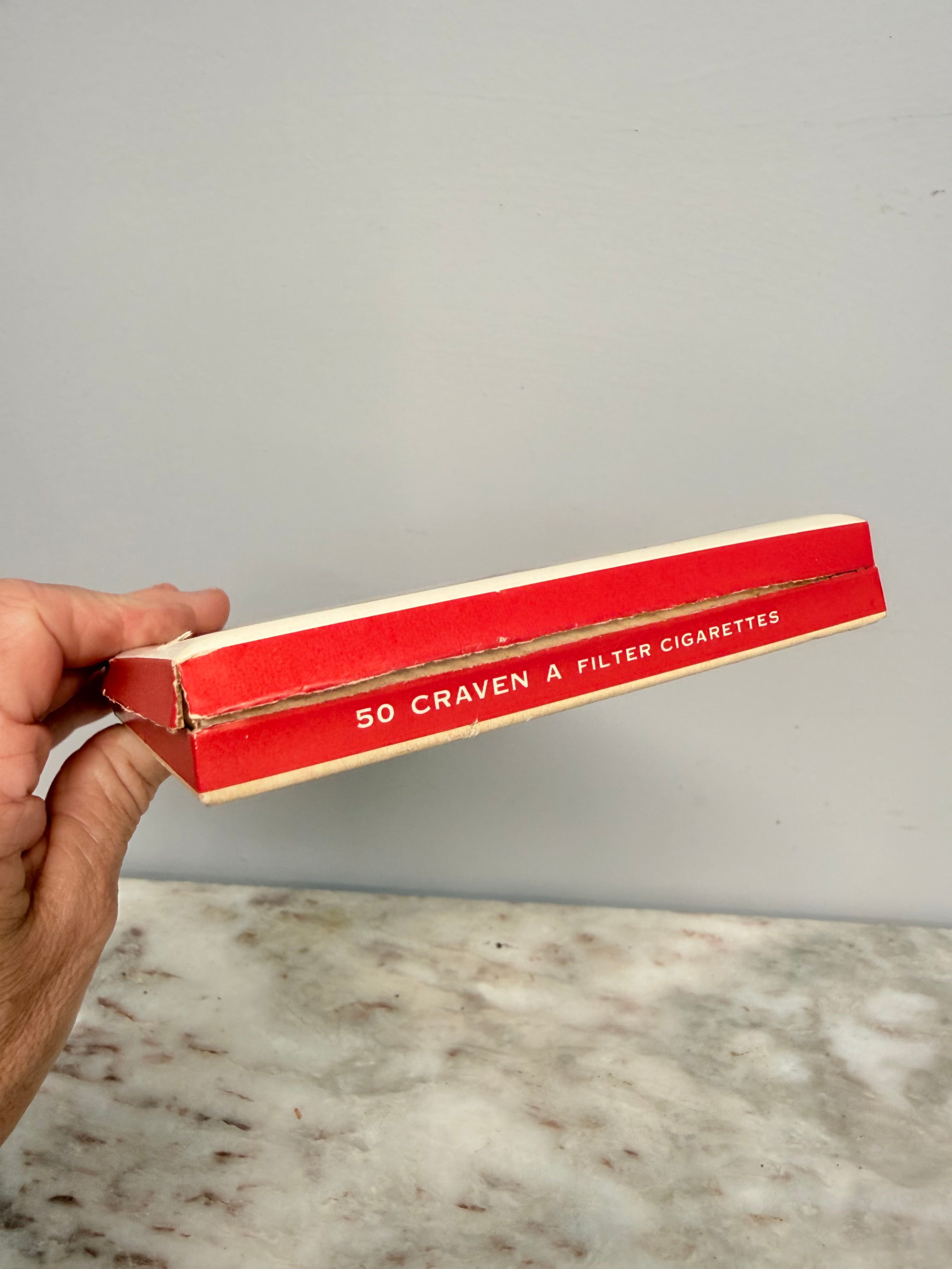 Rare Craven A King Size Cigarettes In Original Box | Antique & Vintage | Moonee Ponds Antiques | Australia Wide Delivery