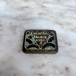 Vintage "Columbia Talkie" Needles Tin & Needles