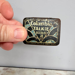 Vintage "Columbia Talkie" Needles Tin & Needles