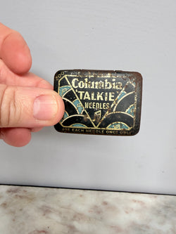 Vintage "Columbia Talkie" Needles Tin & Needles | Antique & Vintage | Moonee Ponds Antiques | Australia Wide Delivery