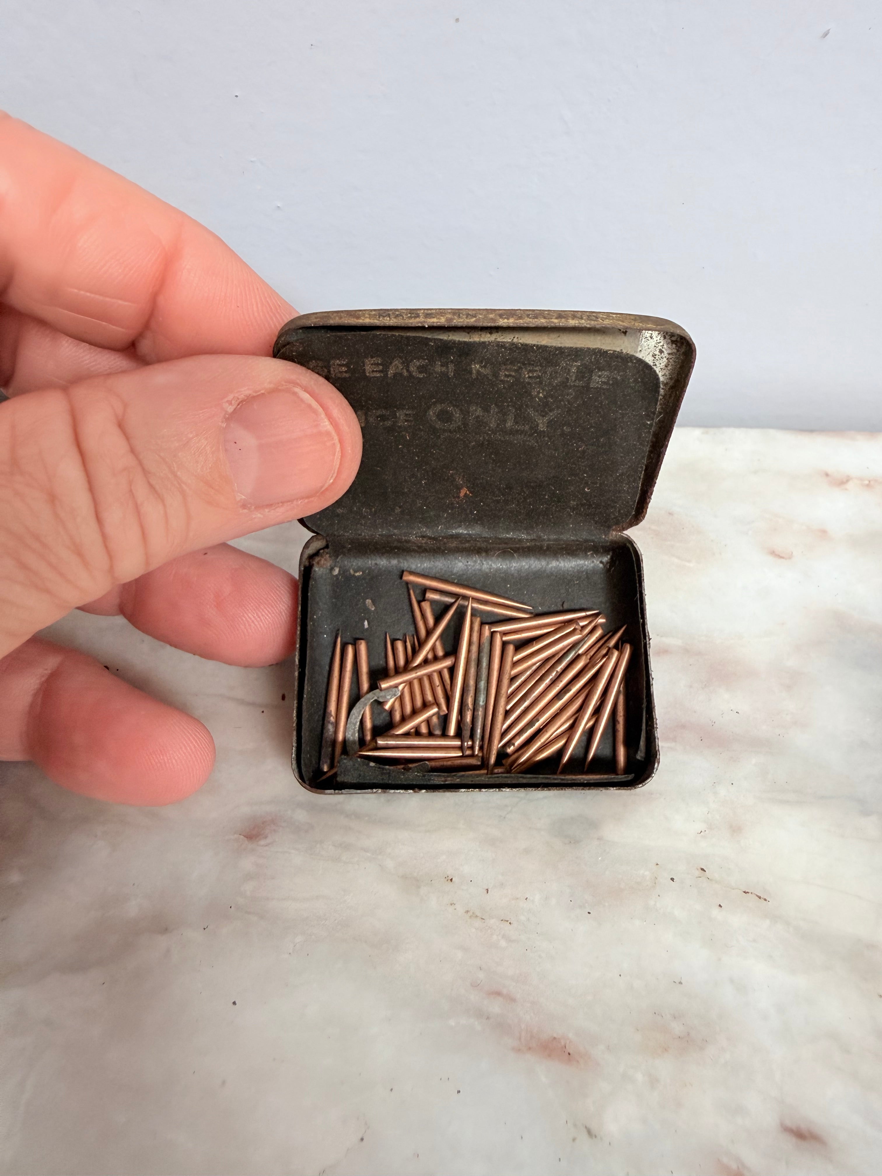 Vintage "Columbia Talkie" Needles Tin & Needles | Antique & Vintage | Moonee Ponds Antiques | Australia Wide Delivery