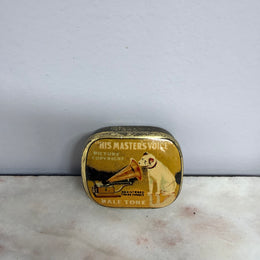 Vintage HMV Gramophone Needle Tin and Needles
