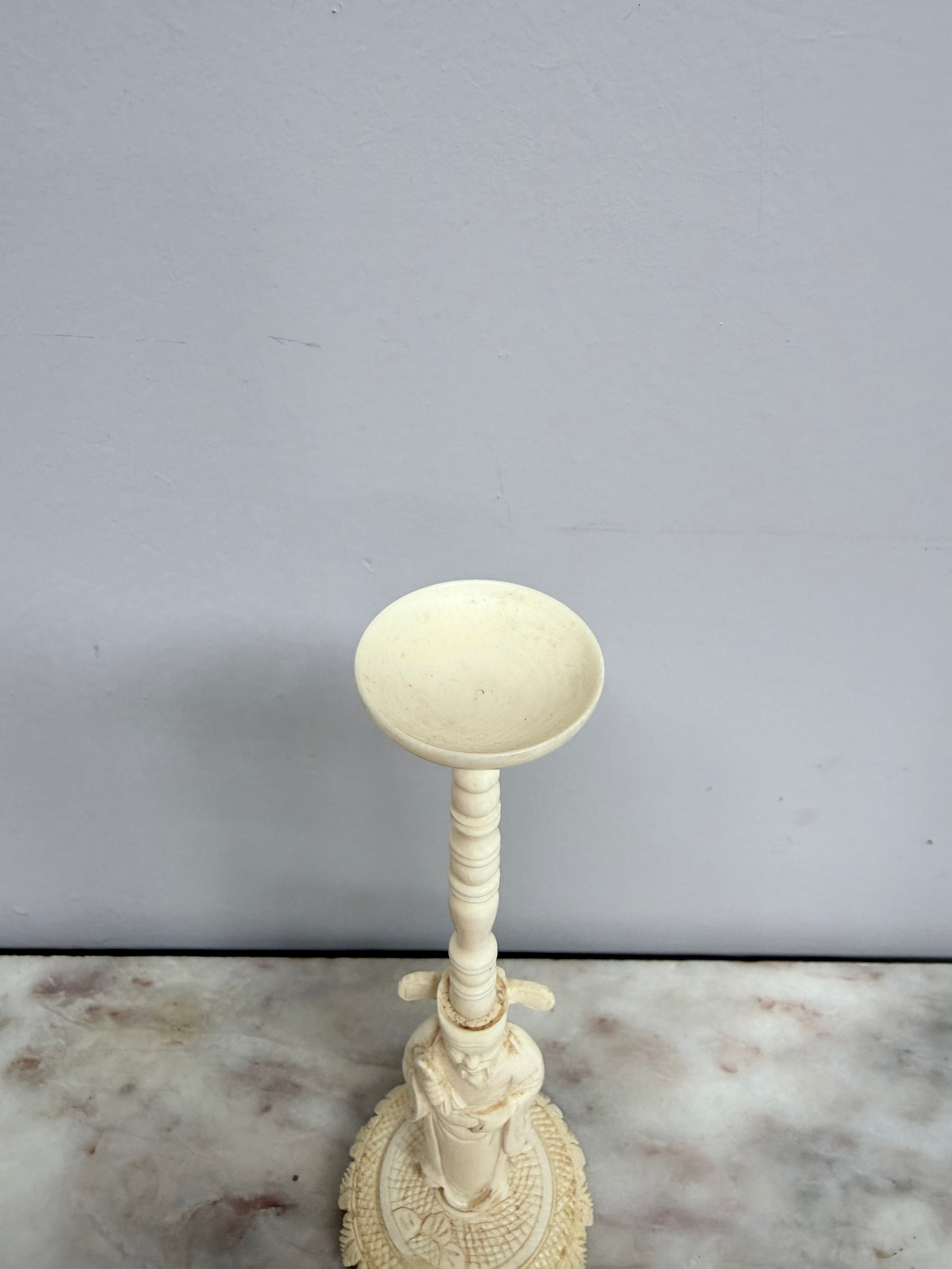 Antique Chinese Ivory Puzzle Ball On Stand | Antique & Vintage | Moonee Ponds Antiques | Australia Wide