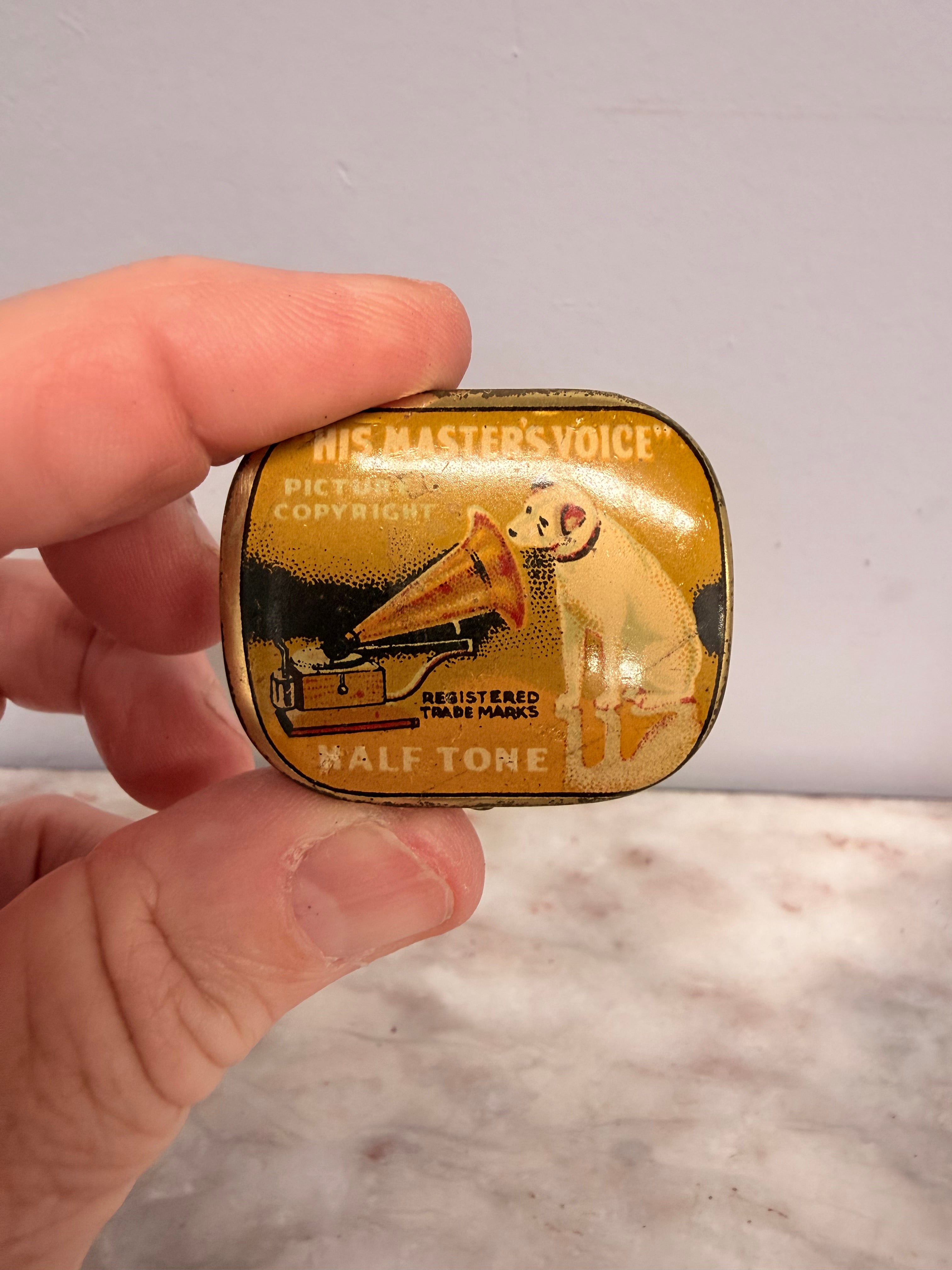 Vintage HMV Gramophone Needle Tin and Needles | Antique & Vintage | Moonee Ponds Antiques | Australia Wide Delivery