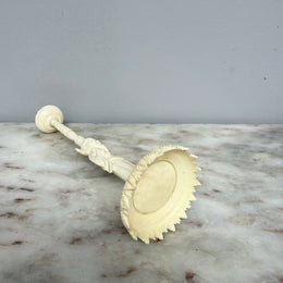 Antique Chinese Ivory Puzzle Ball On Stand
