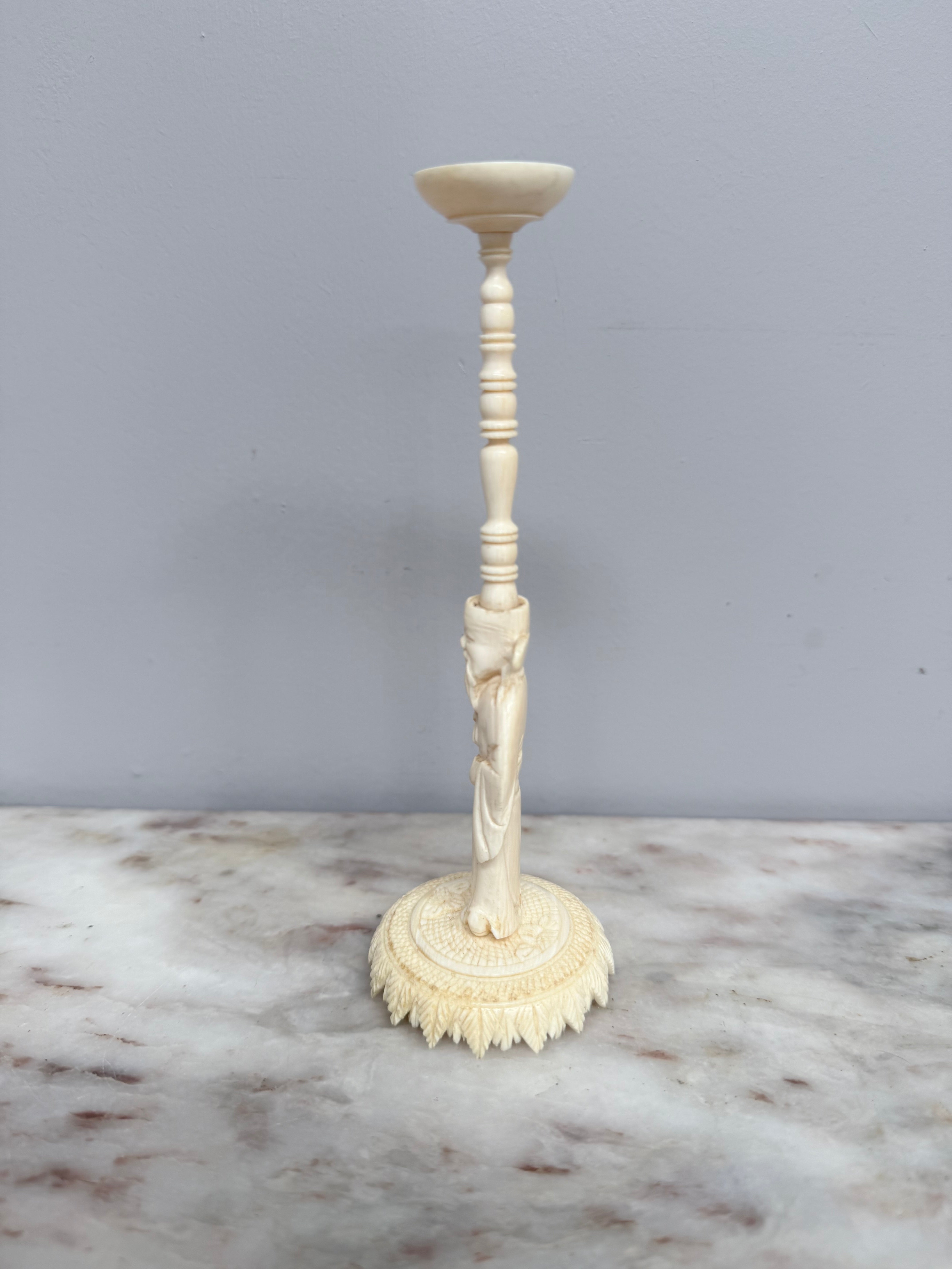 Antique Chinese Ivory Puzzle Ball On Stand | Antique & Vintage | Moonee Ponds Antiques | Australia Wide
