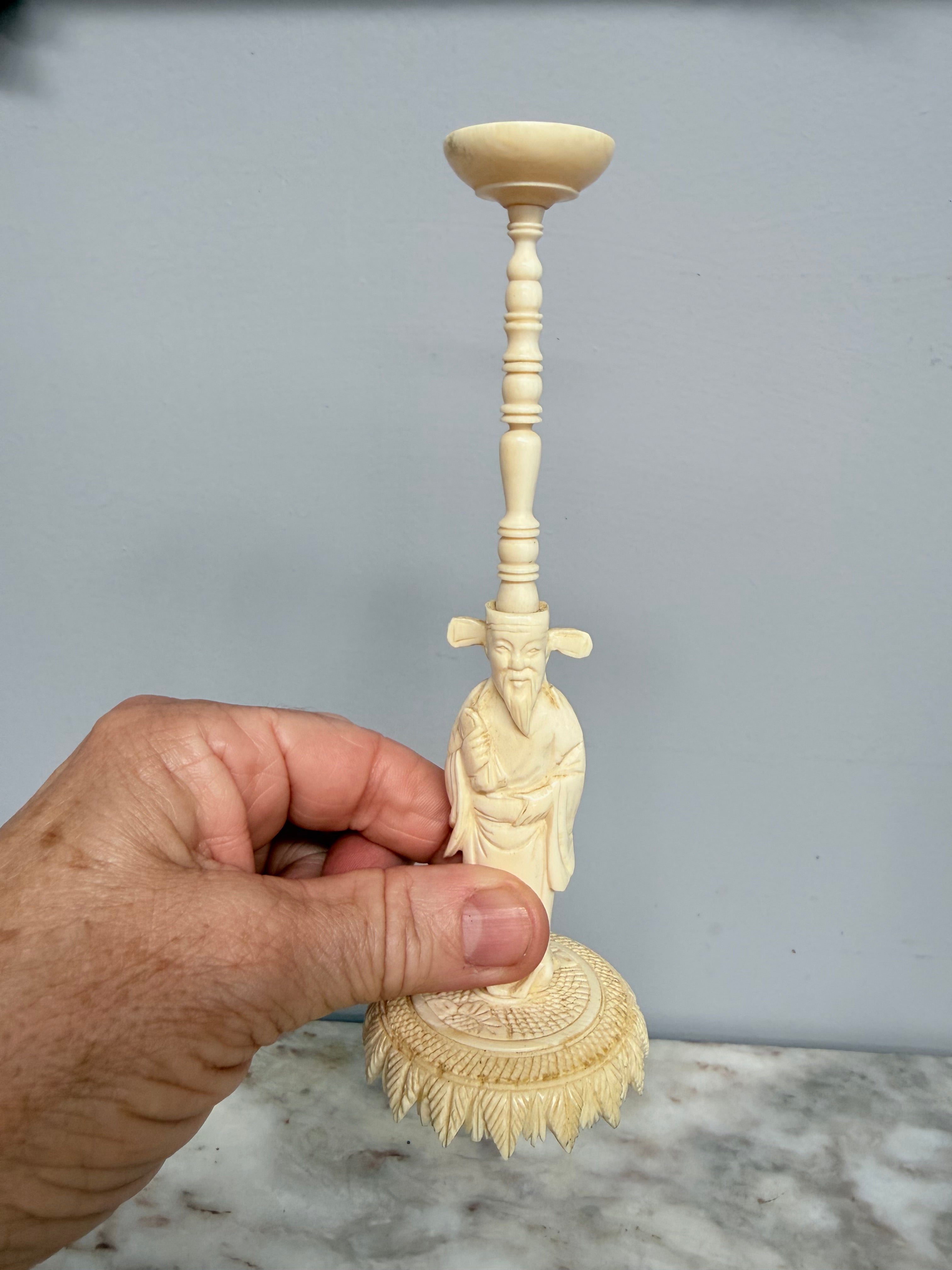 Antique Chinese Ivory Puzzle Ball On Stand | Antique & Vintage | Moonee Ponds Antiques | Australia Wide